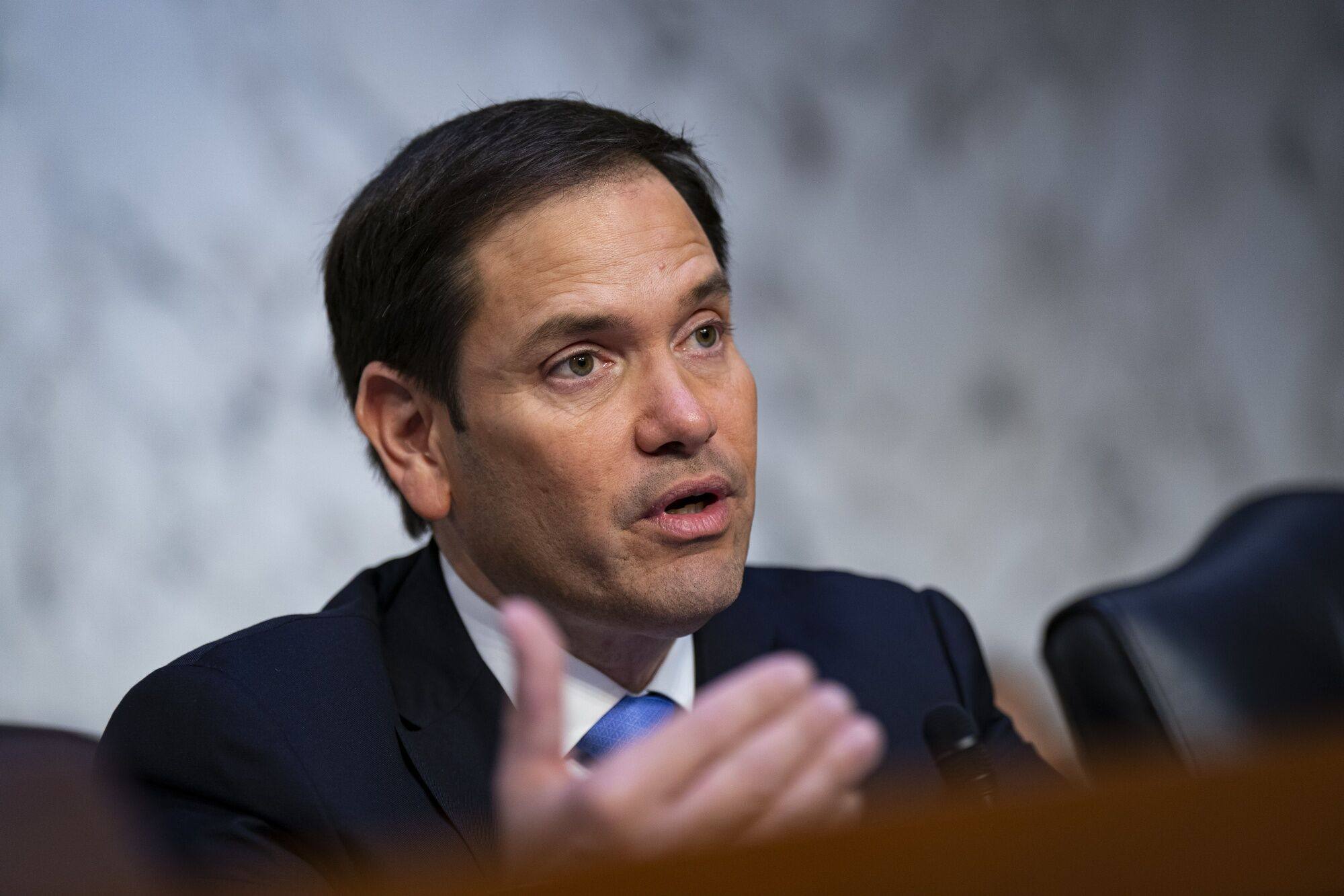 US Senator Marco Rubio, a Republican from Florida, is a co-sponsor of the Hong Kong office certification bill. Photo: Bloomberg