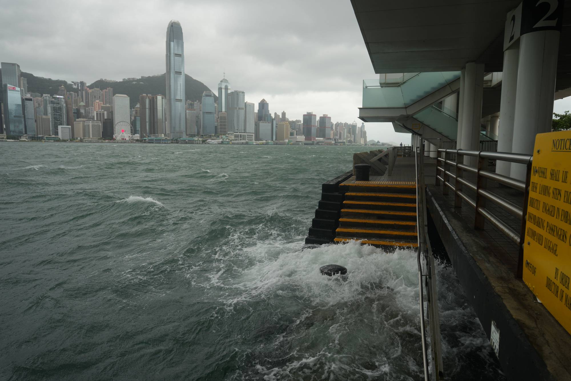 Hong Kong grinds to halt as Typhoon Talim lashes city, forcing school ...