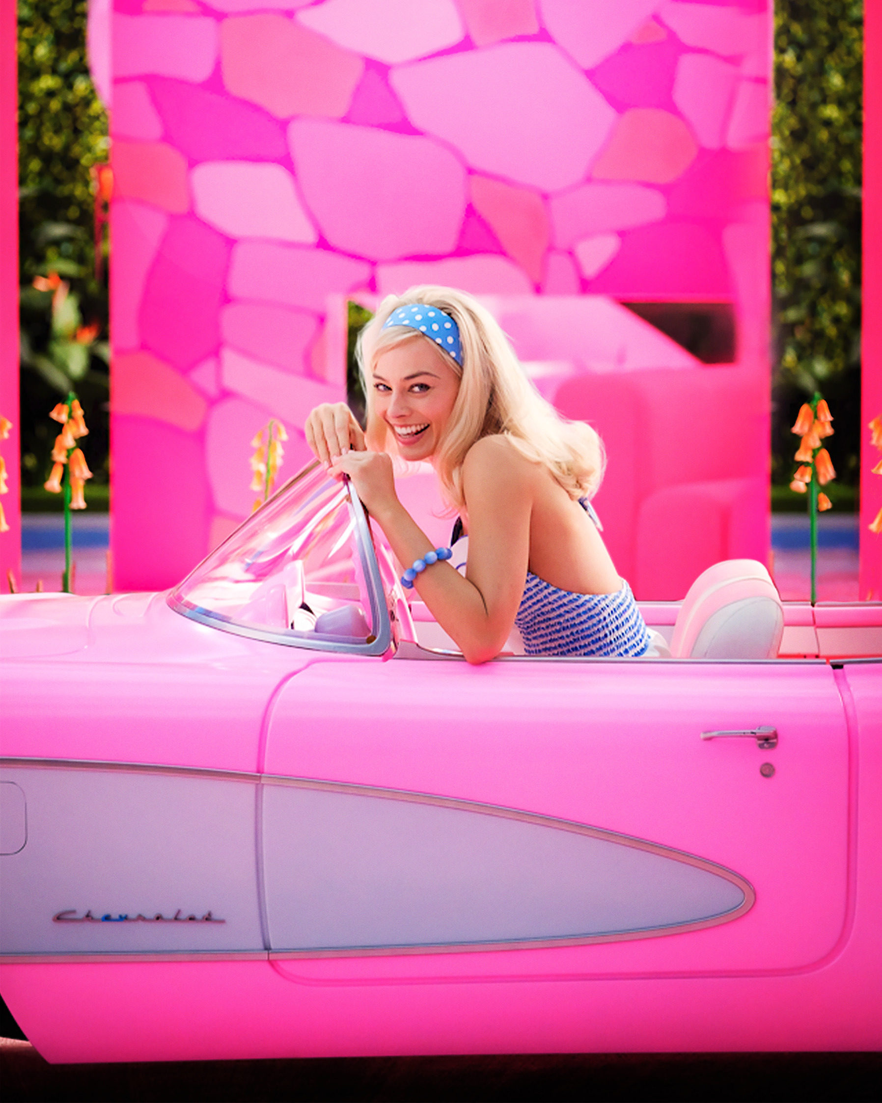 Margot Robbie in a still from “Barbie”. Photo: Jaap Buitendijk.