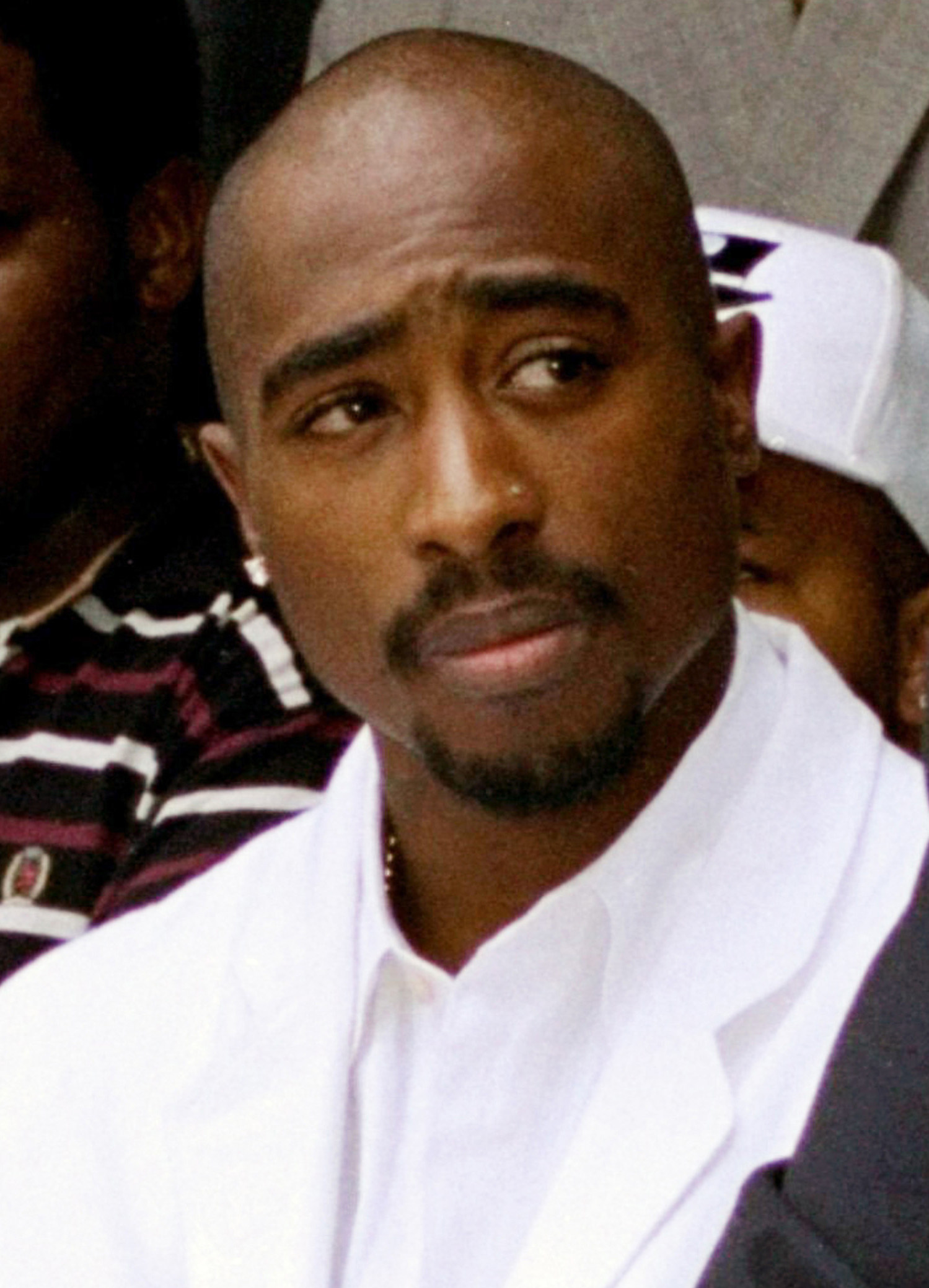 Rapper Tupac Shakur attends an event in Los Angeles in August 1996. Photo: AP