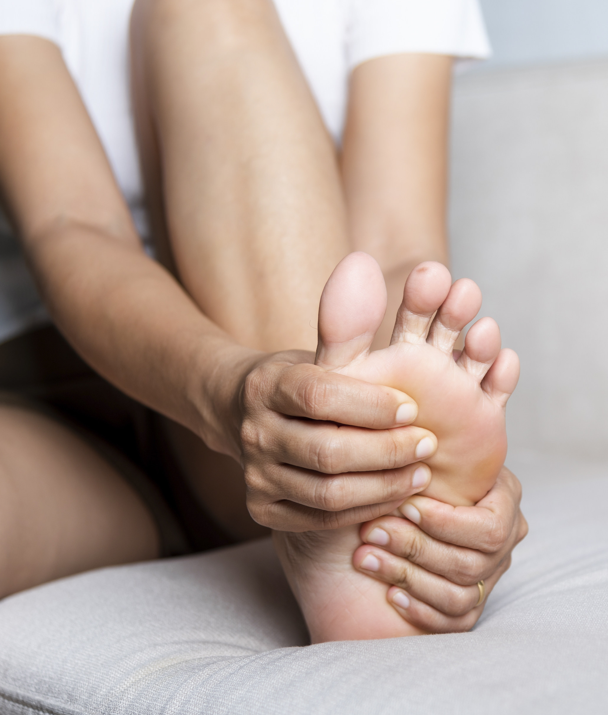 Our feet are prone to overuse injuries such as plantar fasciitis and stress fractures, and our foot shape and the shoes we wear can make these conditions worse, a podiatrist explains. Photo: Shutterstock