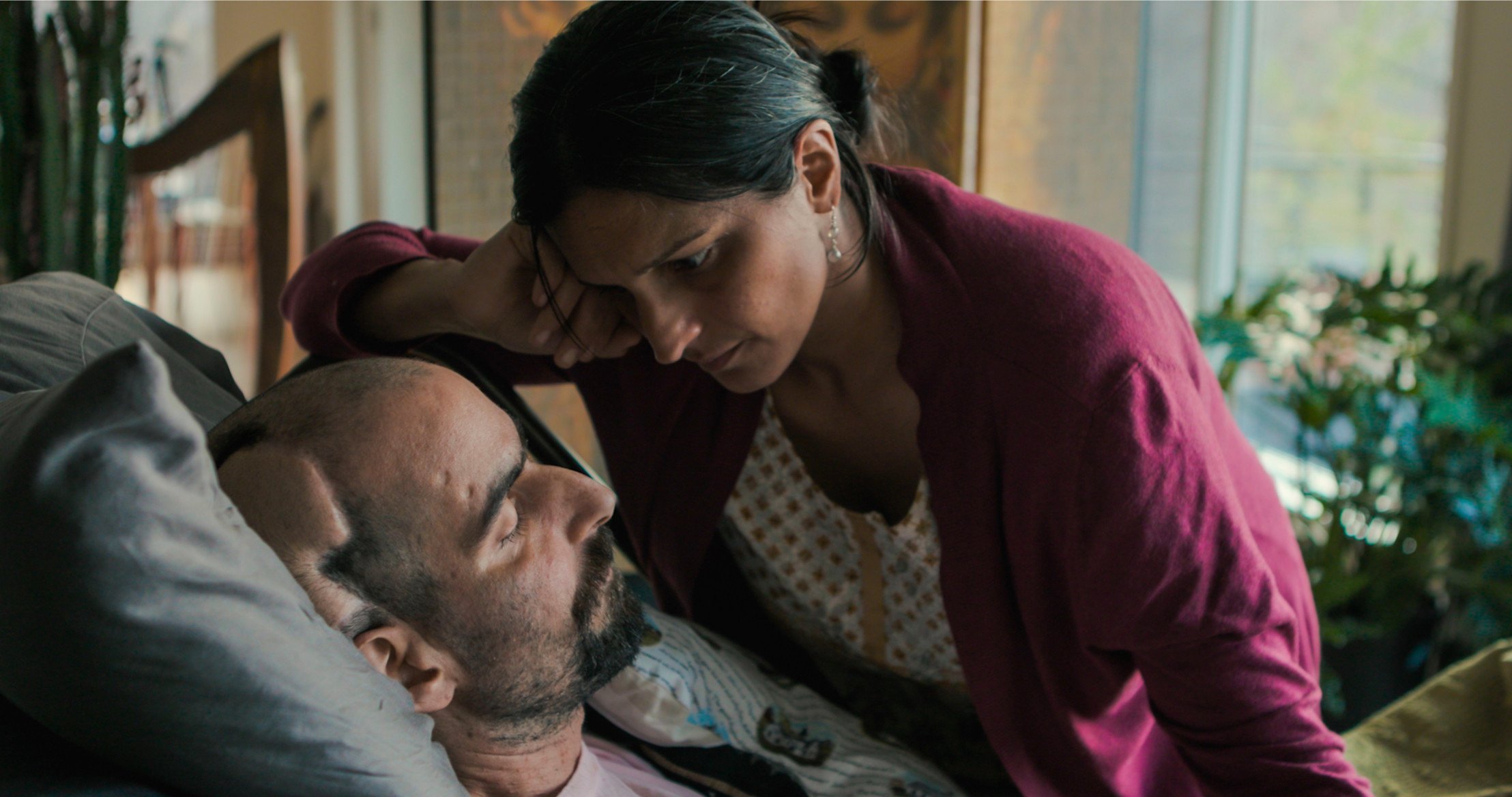 Brain cancer sufferer Ethan Sisser (left) with Dr Aditi Sethi, a hospice physician and end-of-life doula, in a still from “The Last Ecstatic Days”. Sisser carefully planned his end-of-life care in his determination to be positive and present to the end.