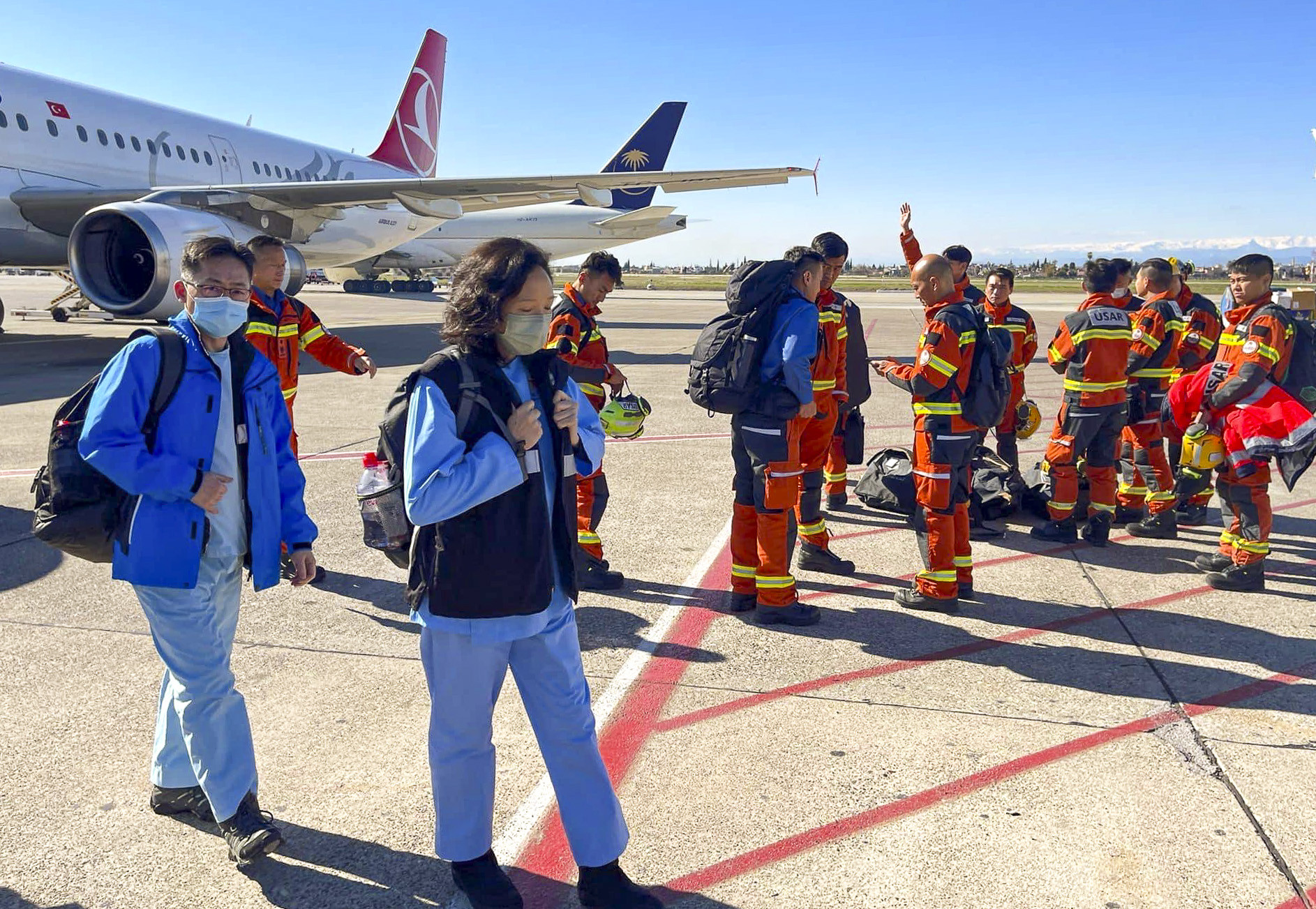 Dr Cecilia Fan was among a 59-strong search and rescue team sent from Hong Kong to Turkey. Photo: Handout 