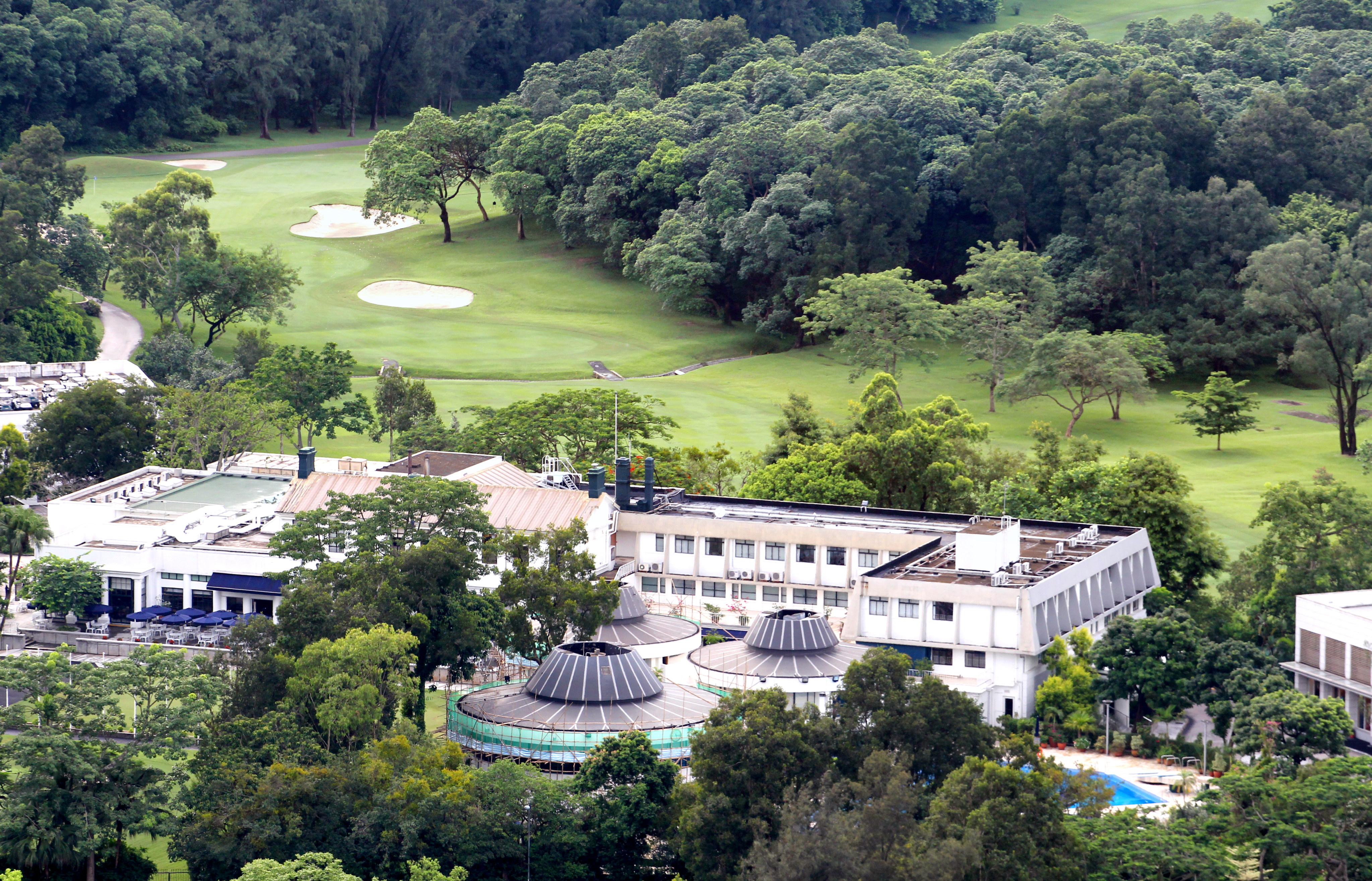 Fanling’s extensive golf courses, first laid out in 1910-11 on disused agricultural land, were part of the New Territories’ attraction for Europeans in Hong Kong a century ago – and they remain so today. Photo: SCMP