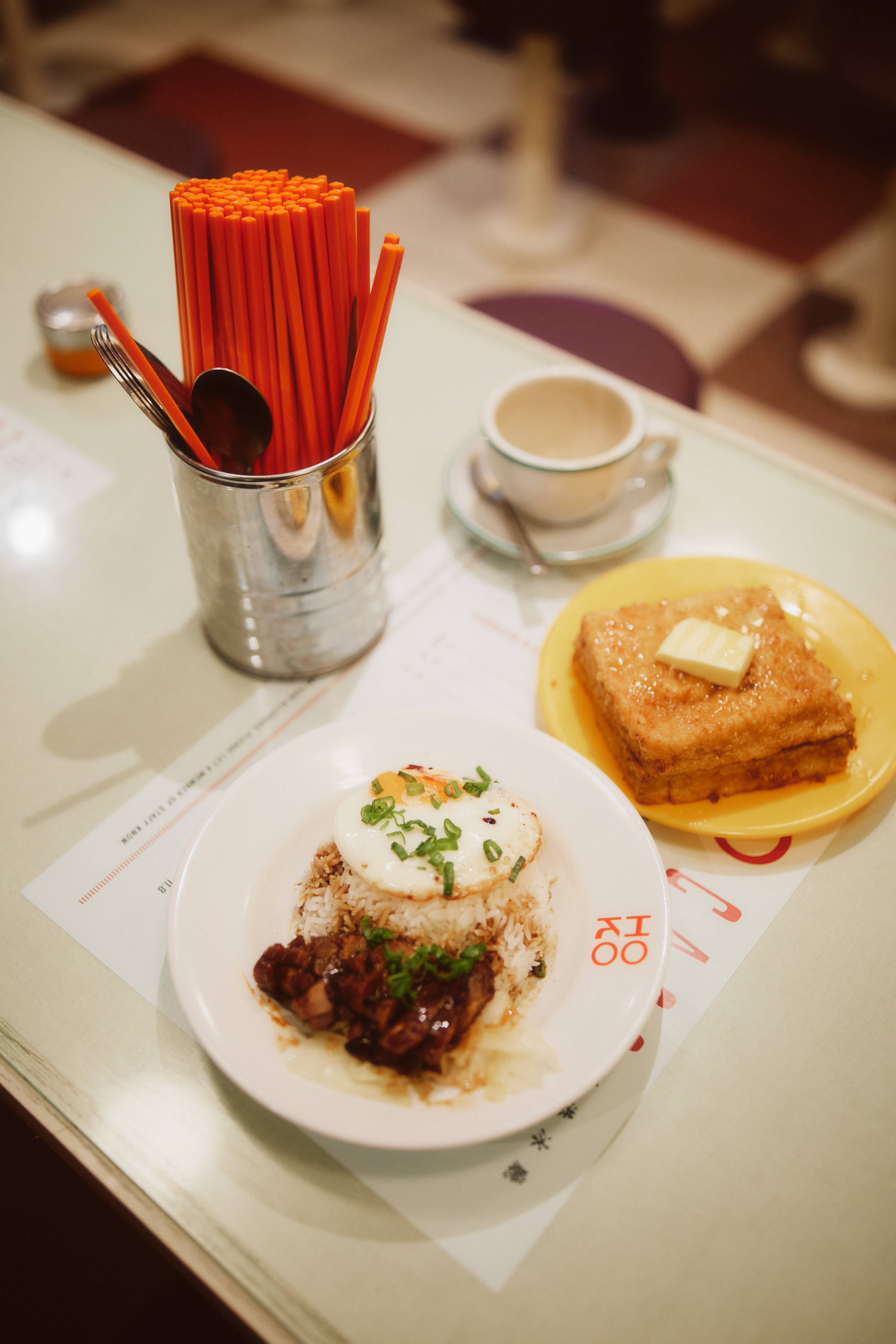 Hoko Cafe’s signatures include char siu and egg over rice and French toast. Photo: Hoko