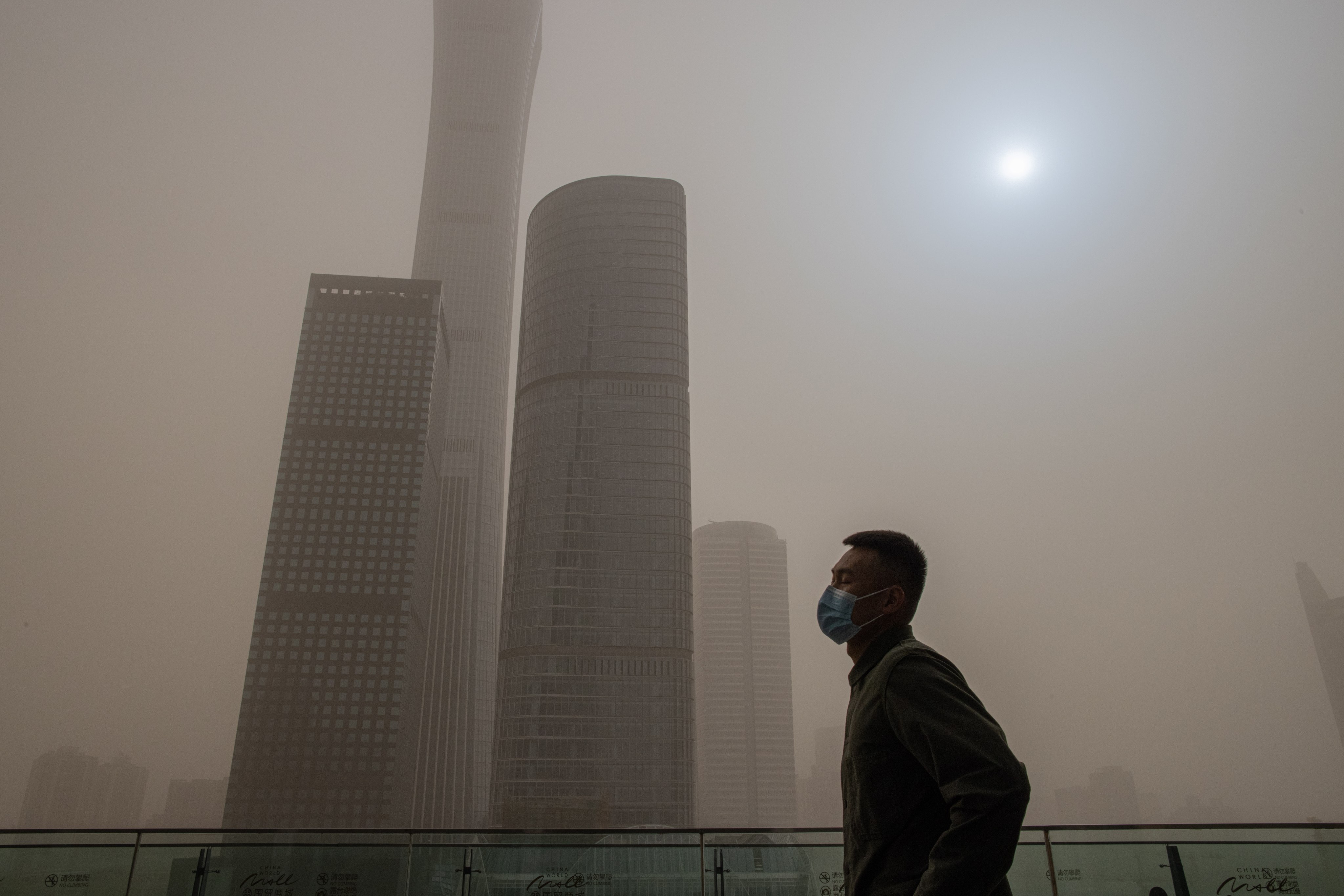 Eight people have been detained in Beijing over allegations of doctored sulphur dioxide readings. Photo: EPA-EFE