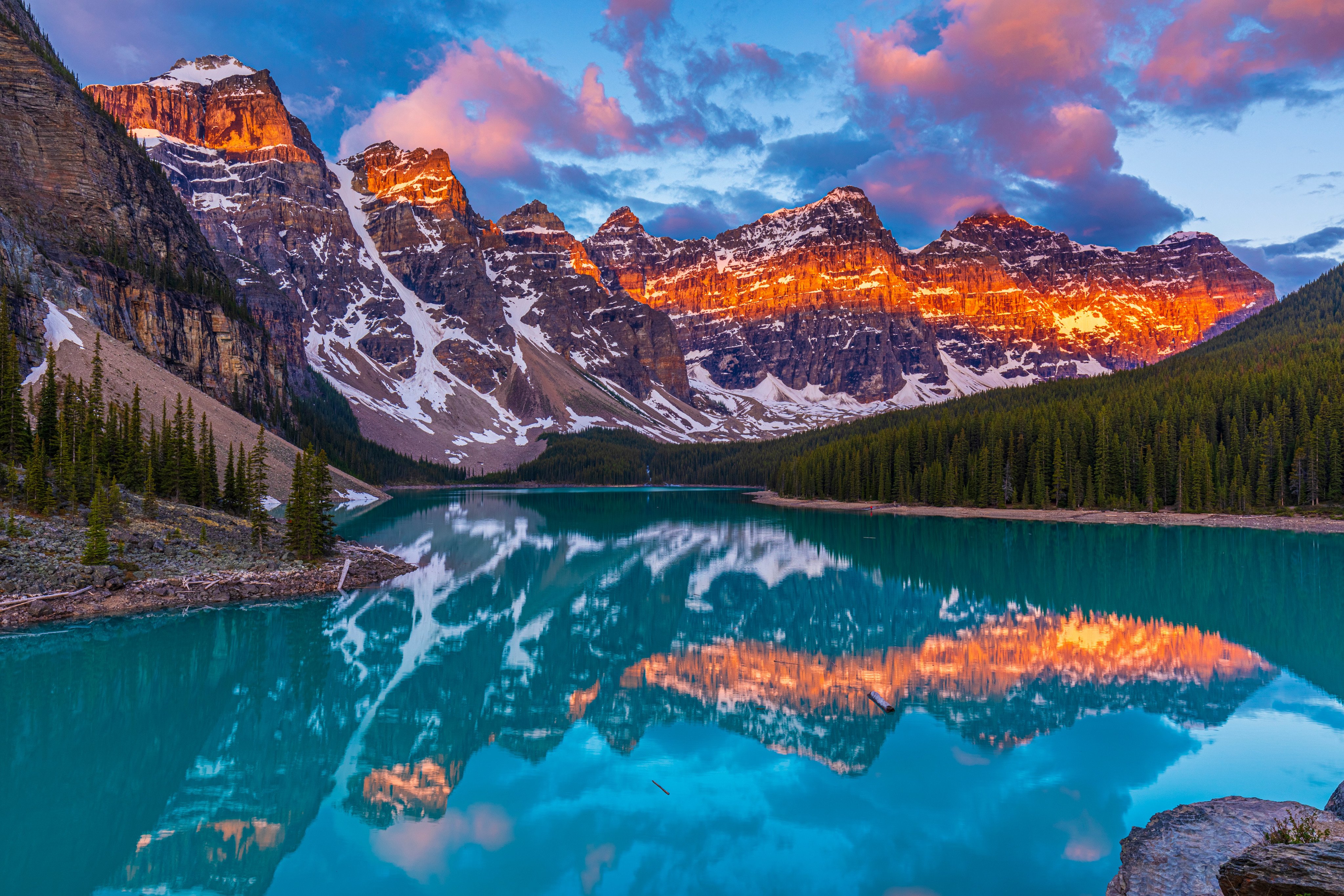 Moraine Lake in Banff National Park, Canada. Photo: Shutterstock