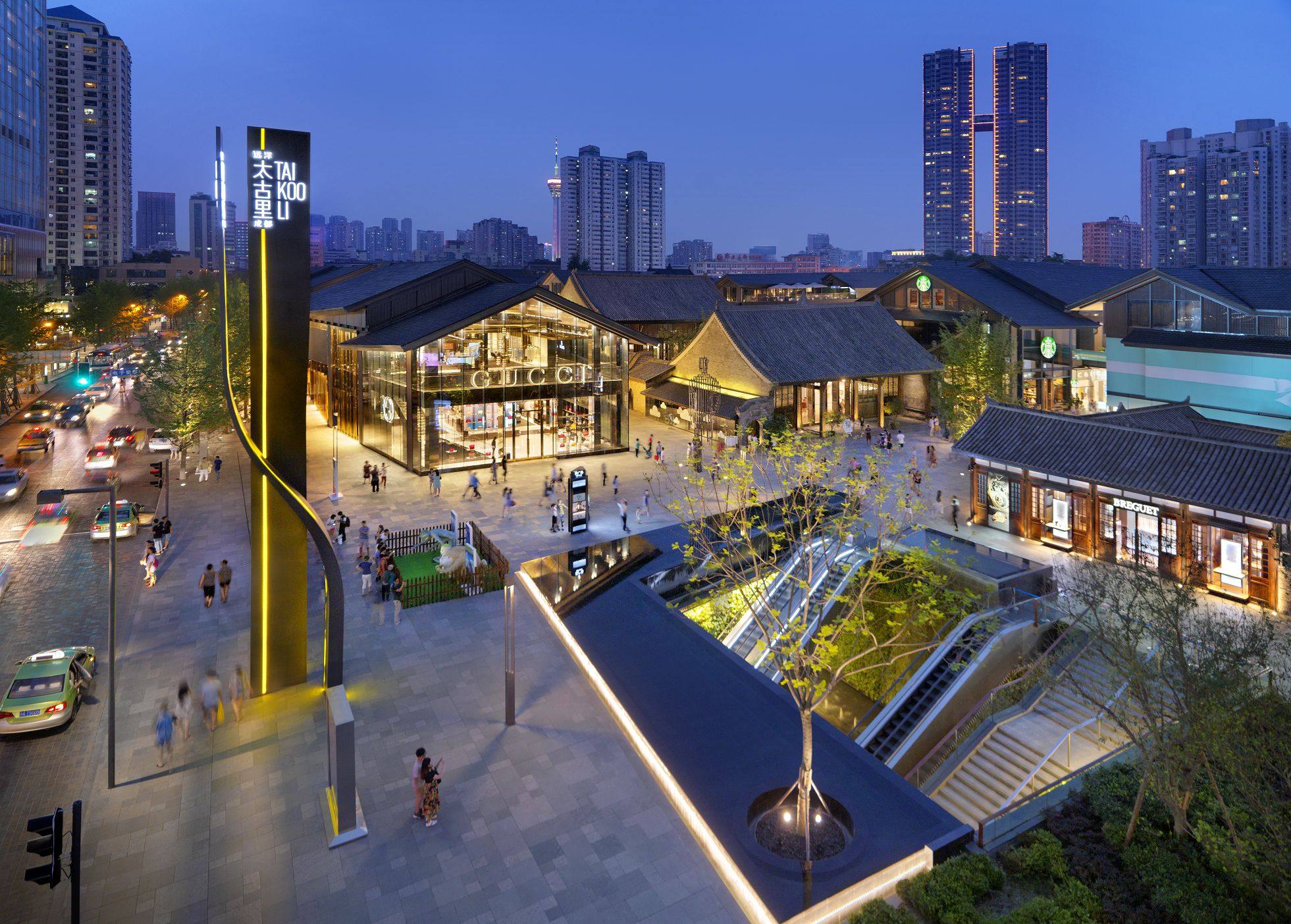 Sino-Ocean and Swire Pacific jointly developed the Taikoo Li shopping mall in Chengdu, China. Photo: SCMP