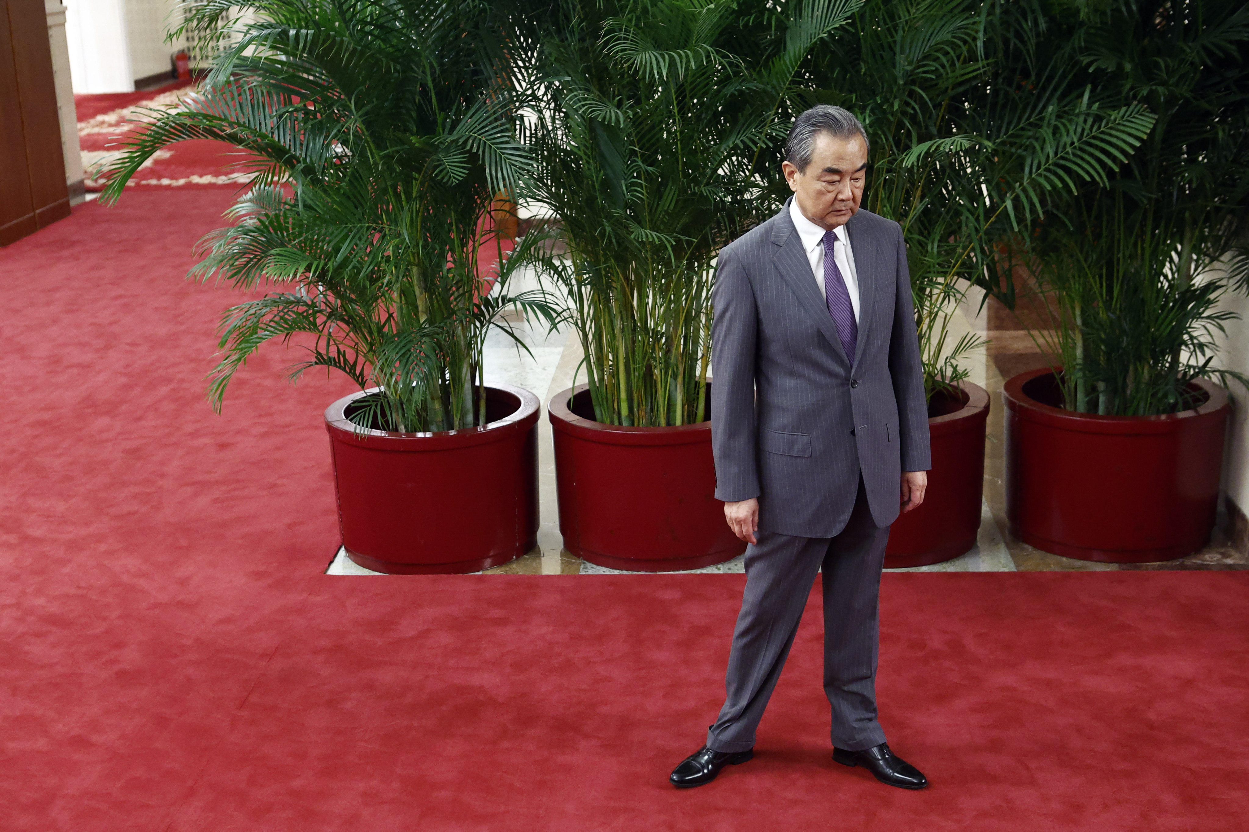 Wang Yi has already stepped in for Qin Gang at several high-profile events. Photo: EPA-EFE