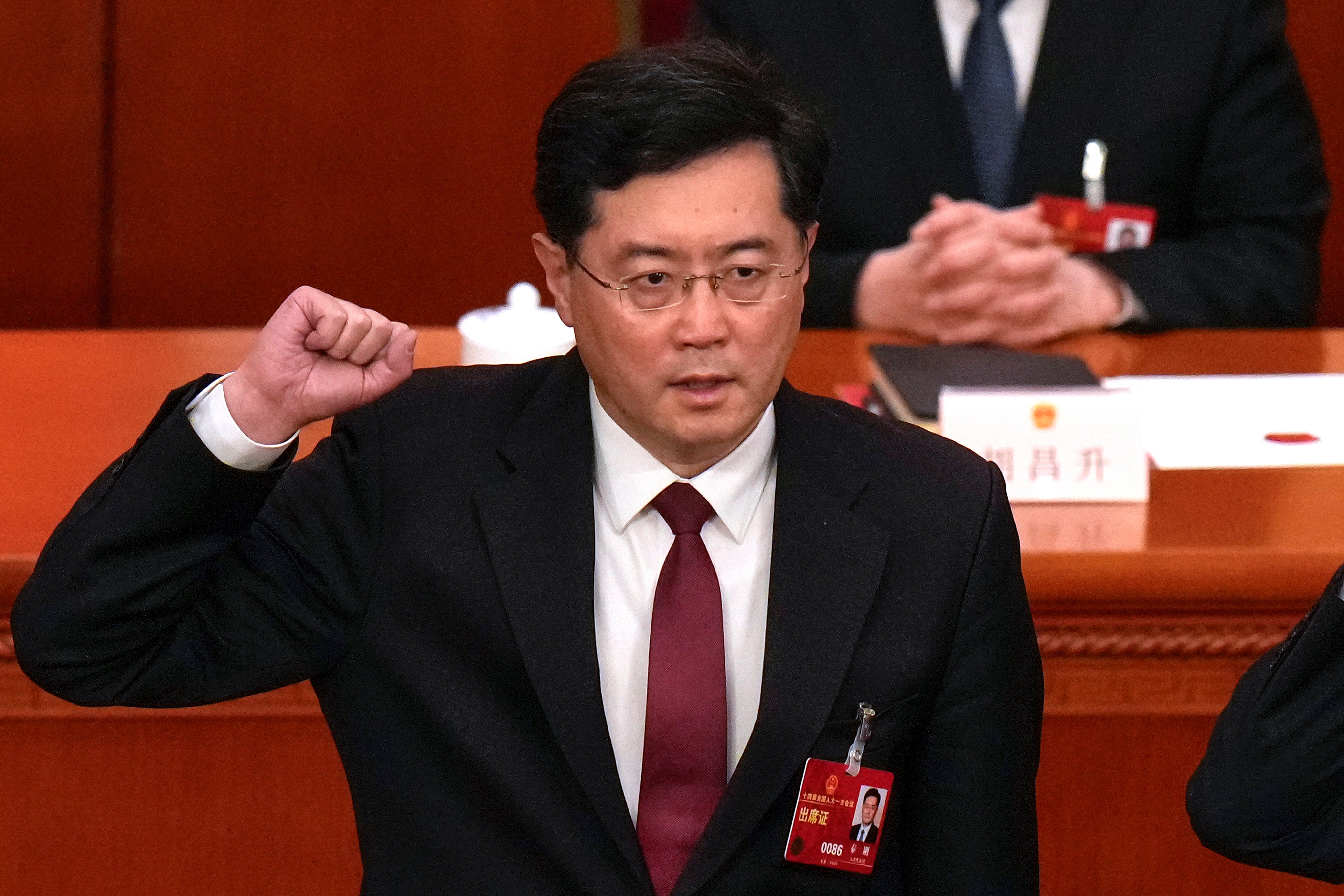 Qin Gang has become China’s shortest-serving  foreign minister but remains a state councillor. Photo: AP