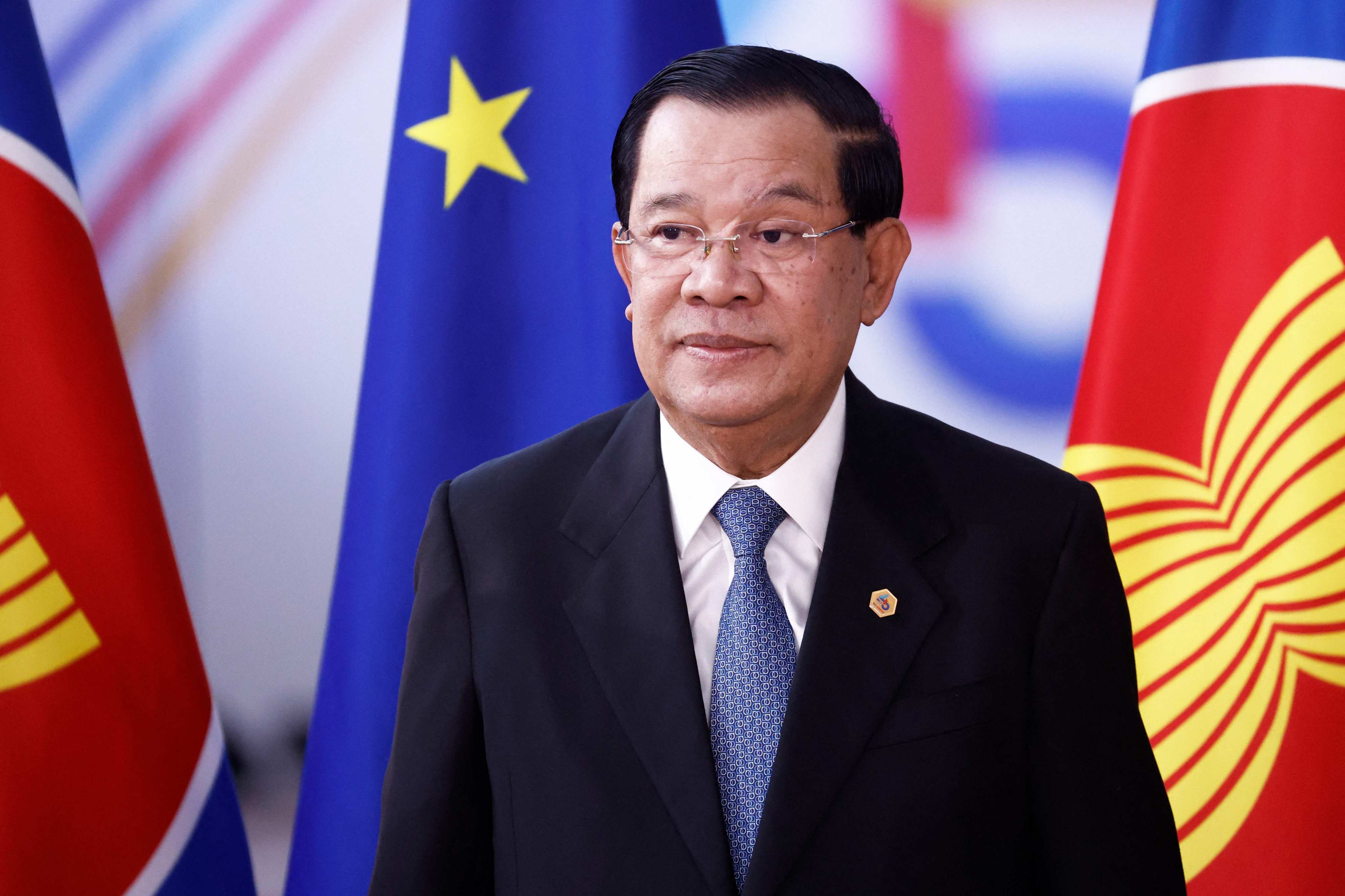 Cambodia’s Prime Minister Hun Sen pictured in December while Asean president. Photo: AFP