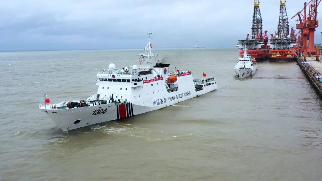 China Coast Guard ships the Qushan and the Haimen will take part in fisheries patrols. Photo: China Coast Guard