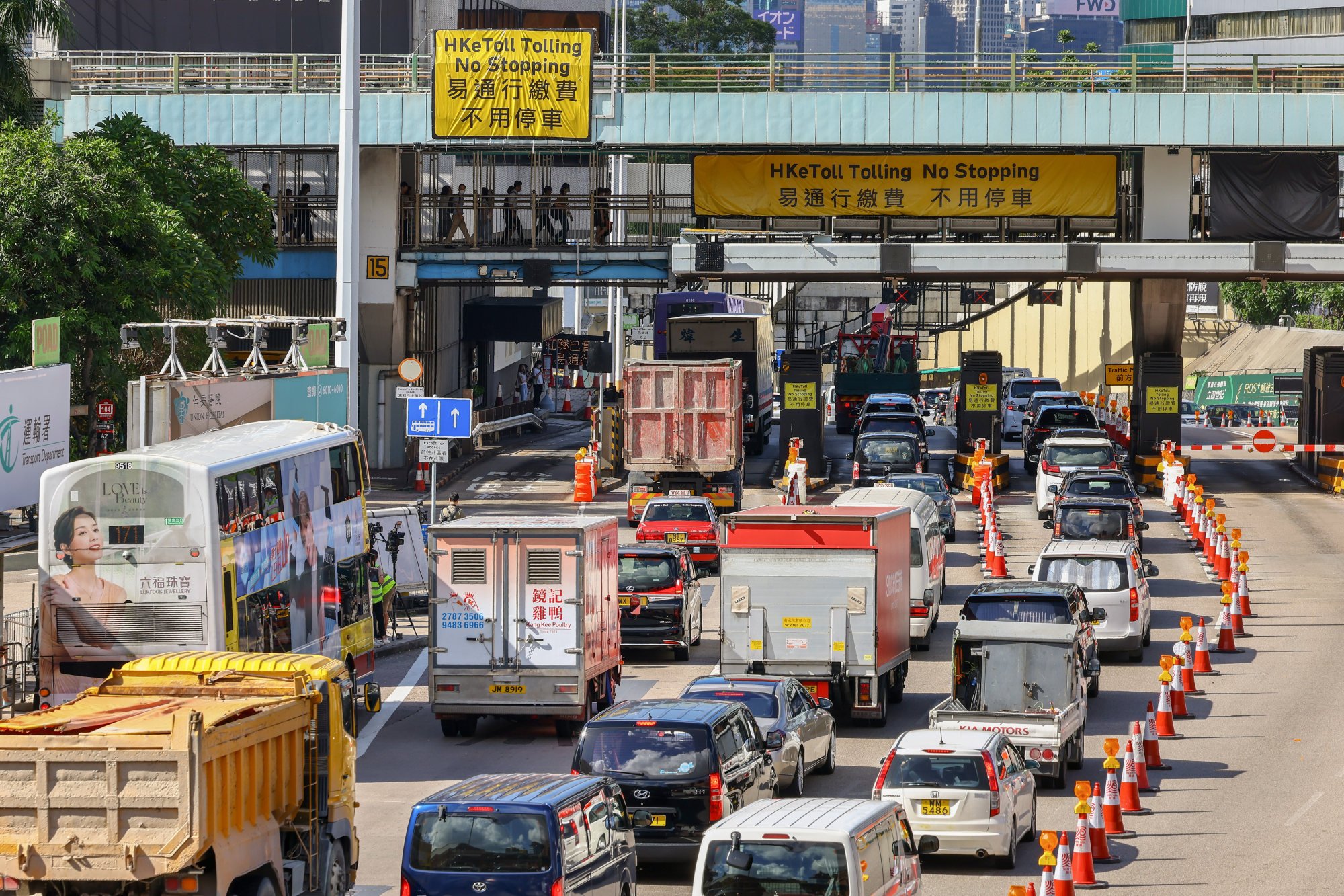 Tolls at Hong Kong’s crossharbour tunnels will change on Wednesday but