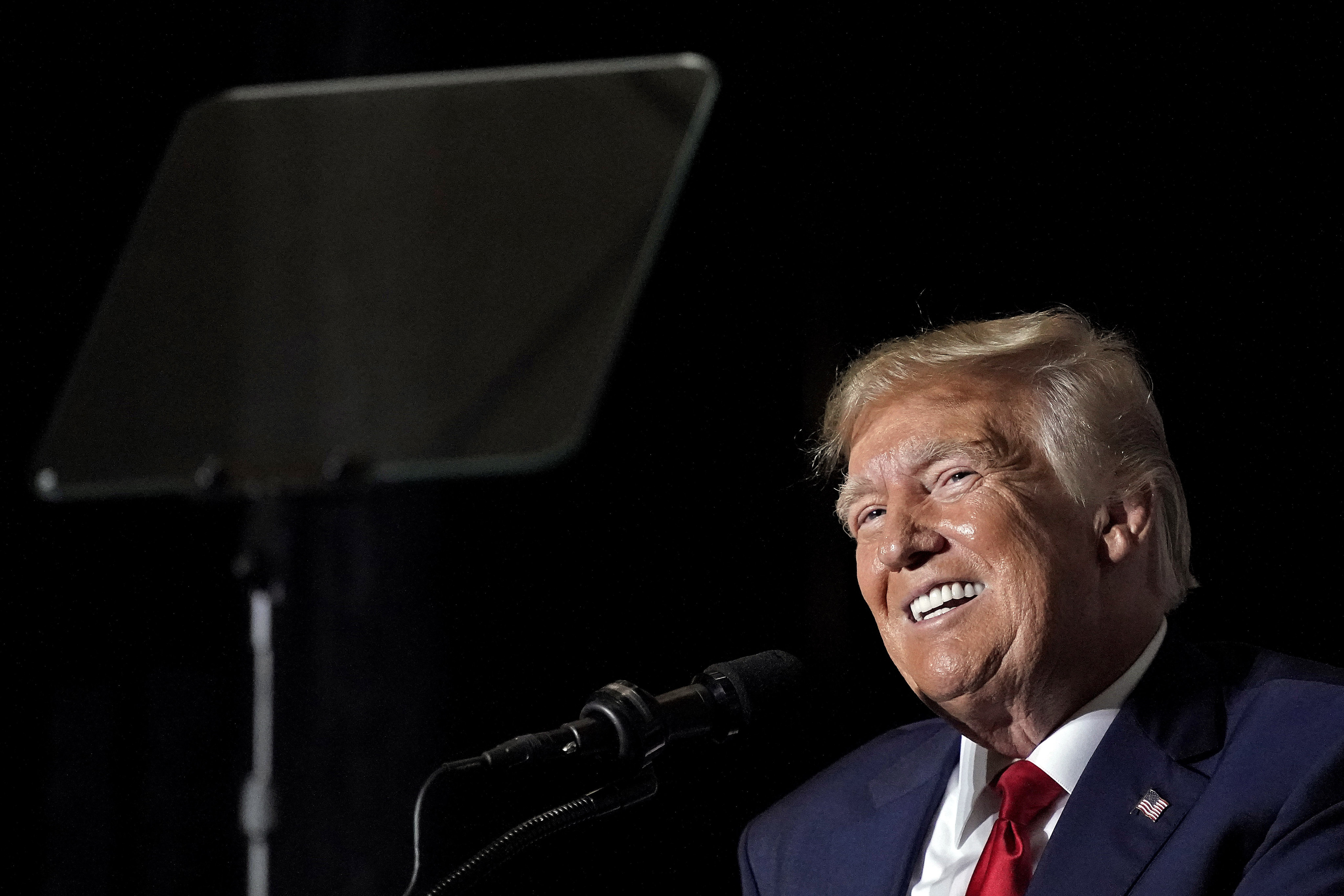 Donald Trump, the Republican presidential front-runner, burned through at least US$42.8 million this year. Photo: AP