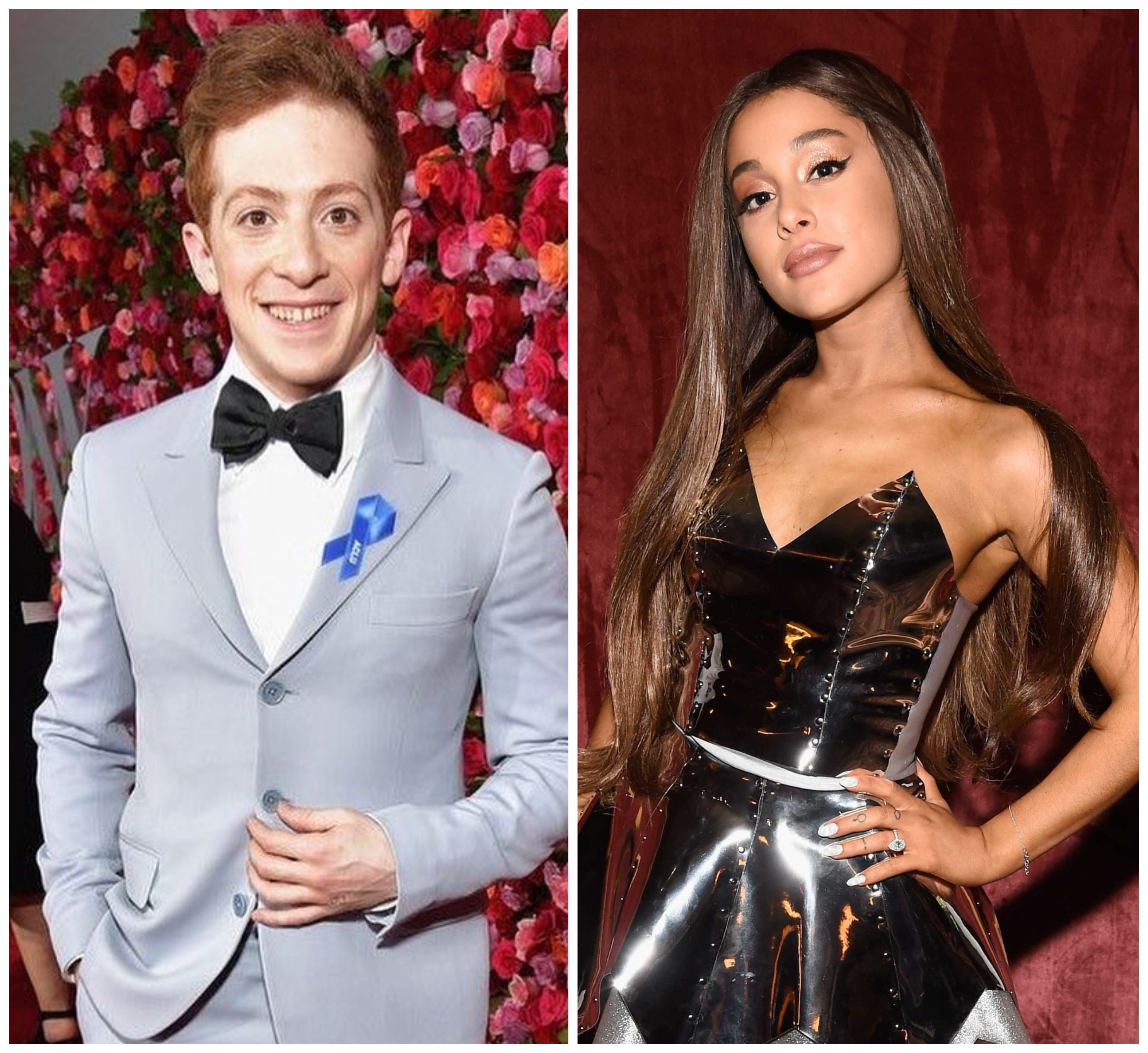 Ariana Grande has been hanging out with actor Ethan Slater since her recent divorce. Photos: WireImage, Instagram