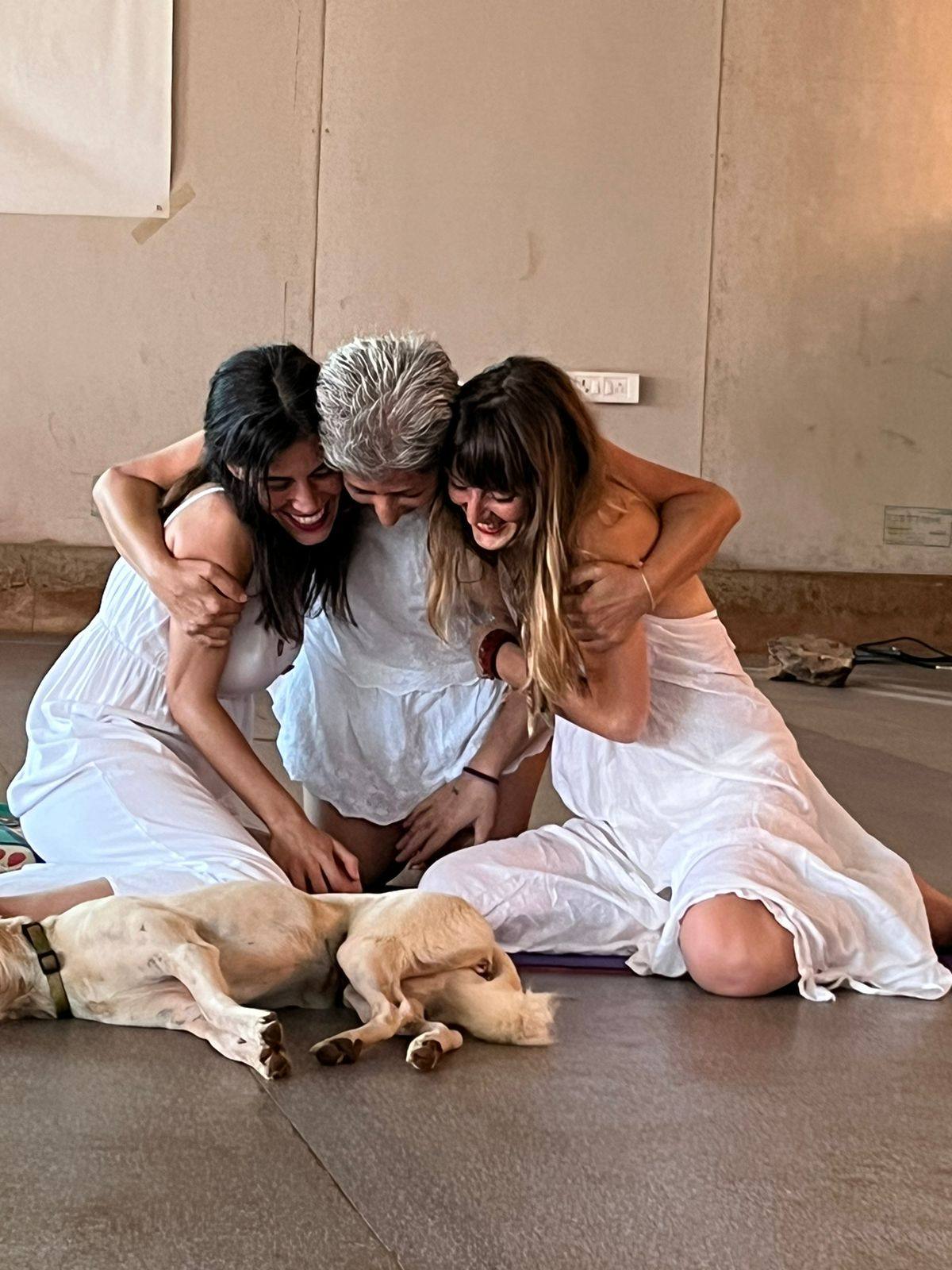 Women bond at Aithein, a  healing retreat in Goa, India. “When we sit in a women’s circle, we connect and support sisterhood through solidarity,” founder Gagori Mitra says. Photo: Gagori Mitra
