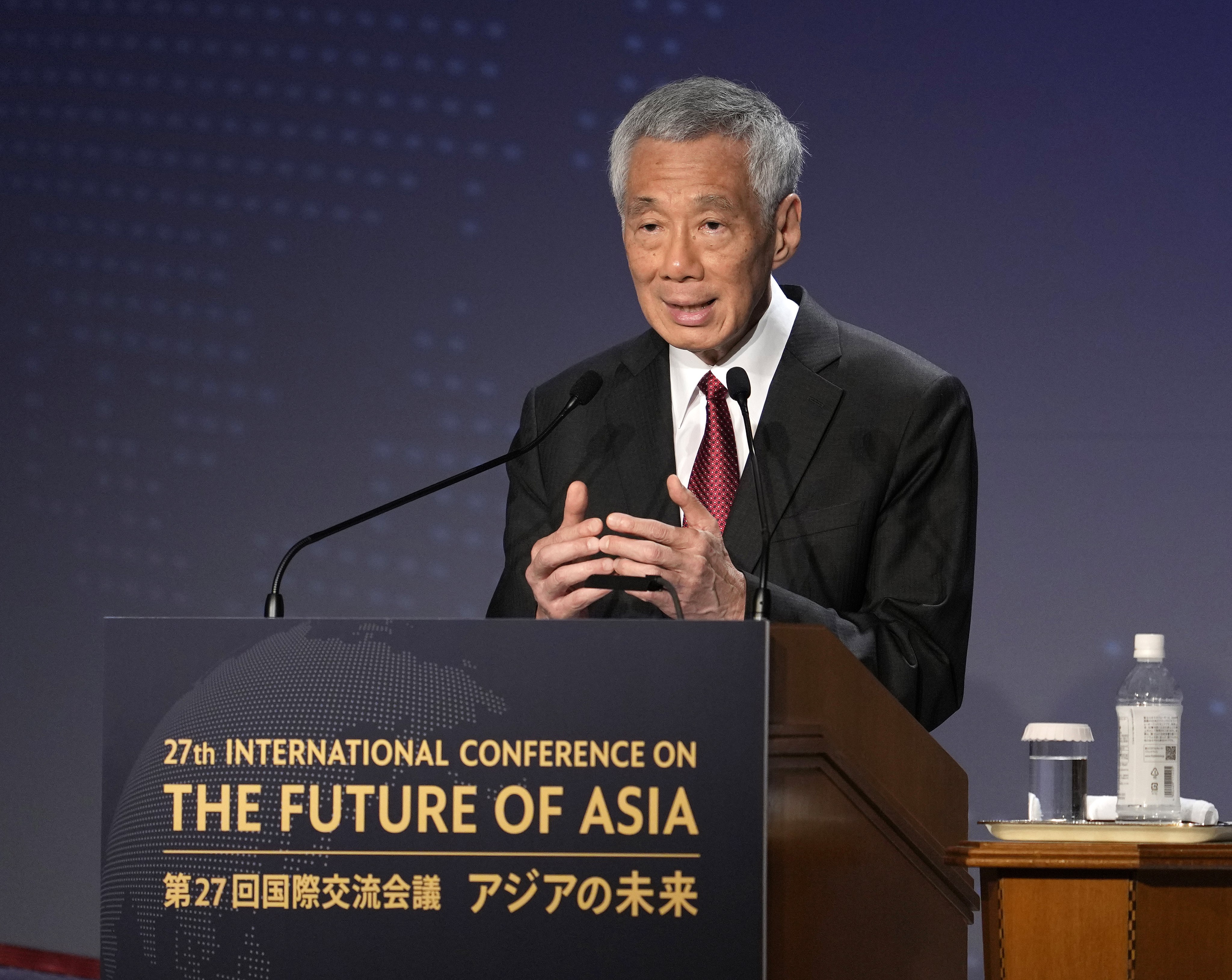 Singapore’s Prime Minister Lee Hsien Loong said he first learned about the matter in November 2020. Photo: EPA-EFE