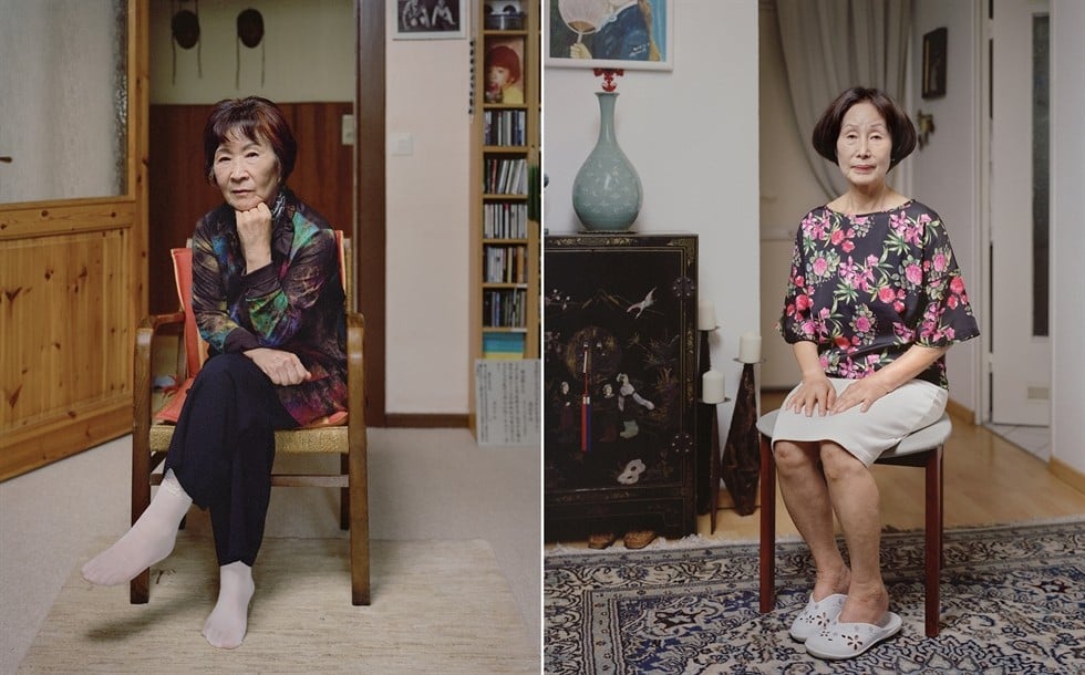 Women in Kim Ok-sun’s “Berlin Portraits” series. From migrants sent to marry strangers to Korean nurses sent off to work in Germany, the photographer gives voice to women.  Photo: Kim Ok-sun