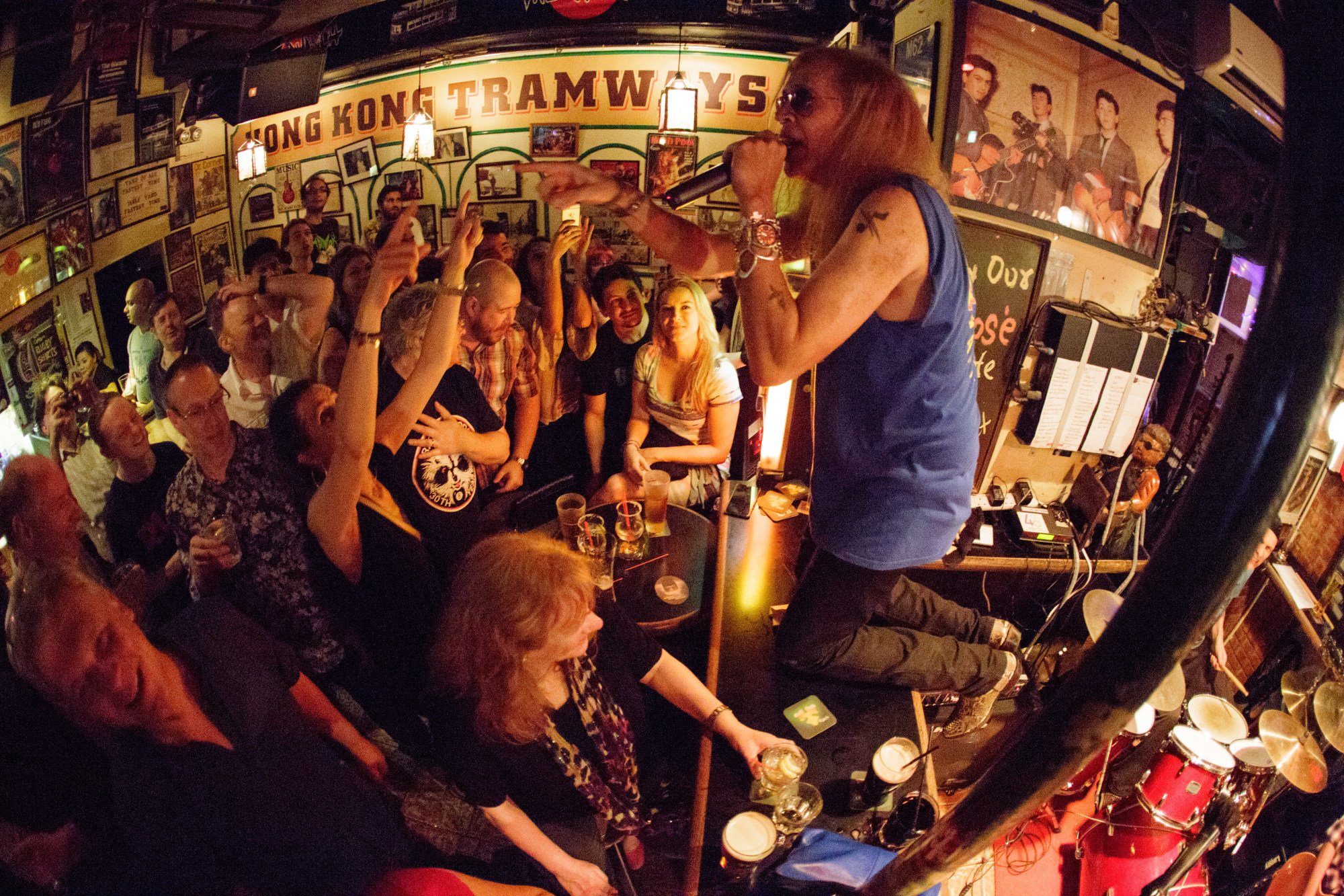 Band Don’t Panic at the Wanch bar in Wan Chai in 2016. Photo: hongkong-rocks
