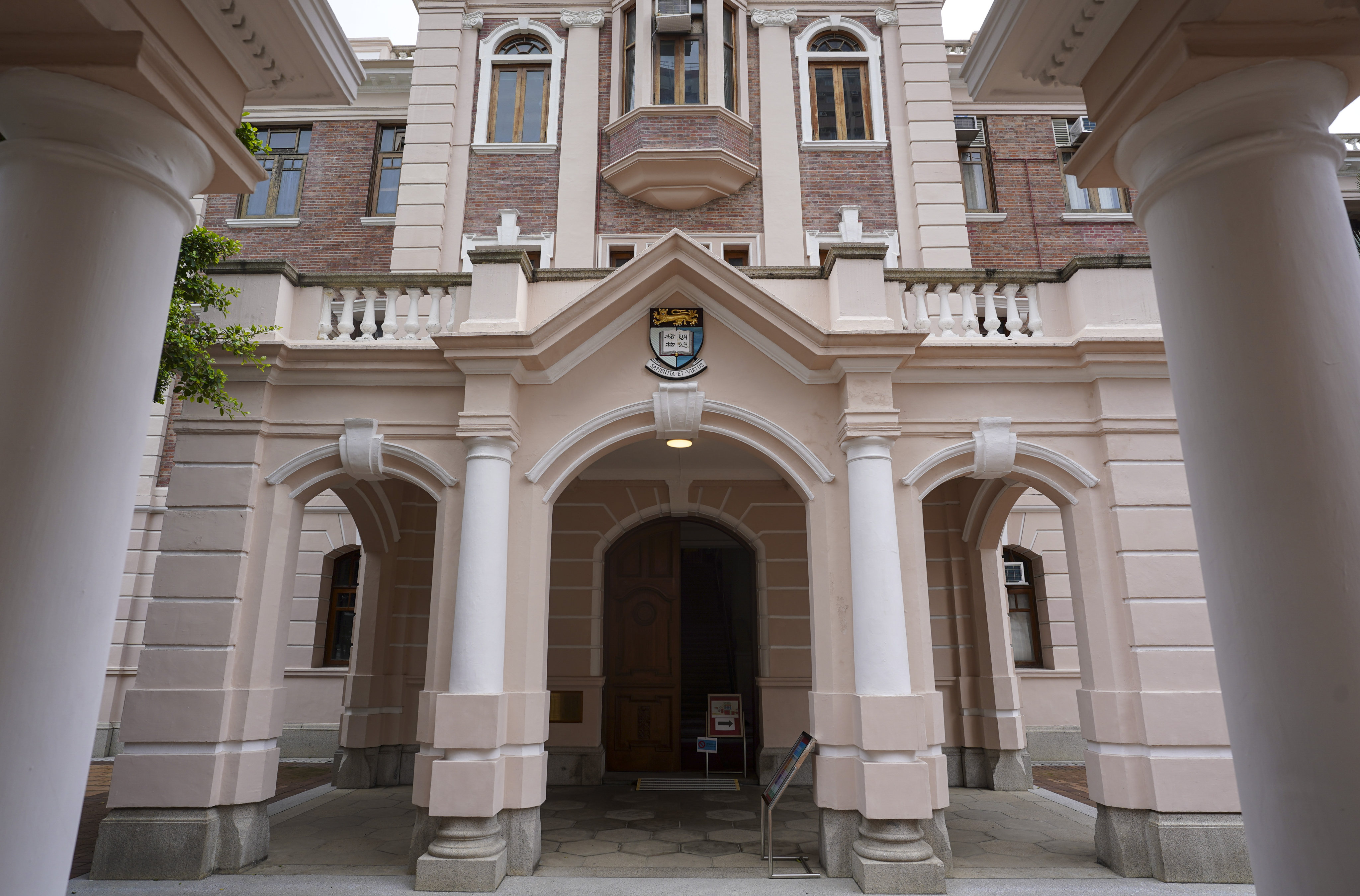 Loke Yew Hall, in the University of Hong Kong’s Main Building, was built in 1910-12 and is one of the few places left in the city with galvanised iron sheet ceilings. Photo: Sam Tsang