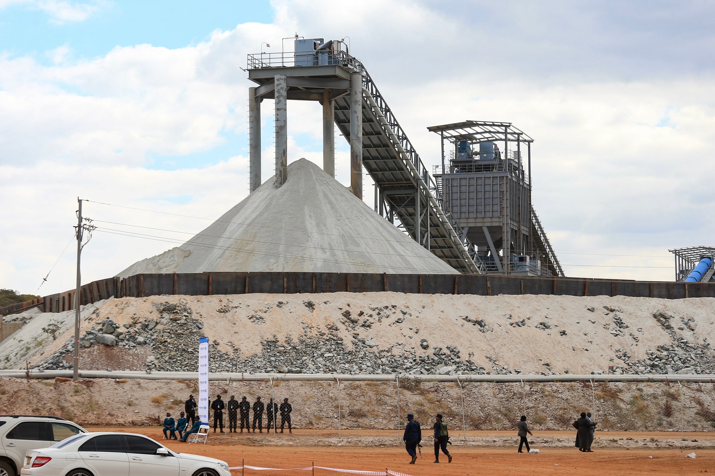 Investments in mining in Africa are an important focus of the scheme. Photo: EPA-EFE
