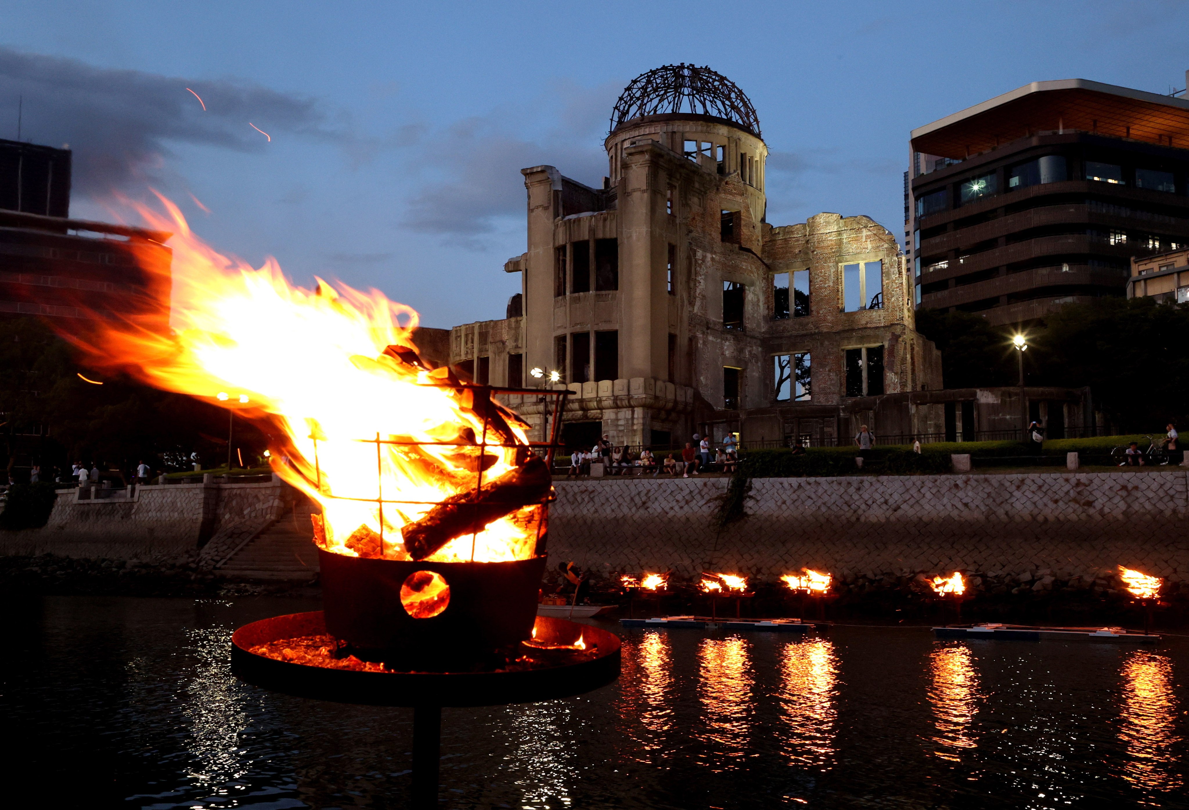 Japan's Kishida condemns Russia nuclear threat on Hiroshima anniversary:  'It can never be repeated', he warns | South China Morning Post