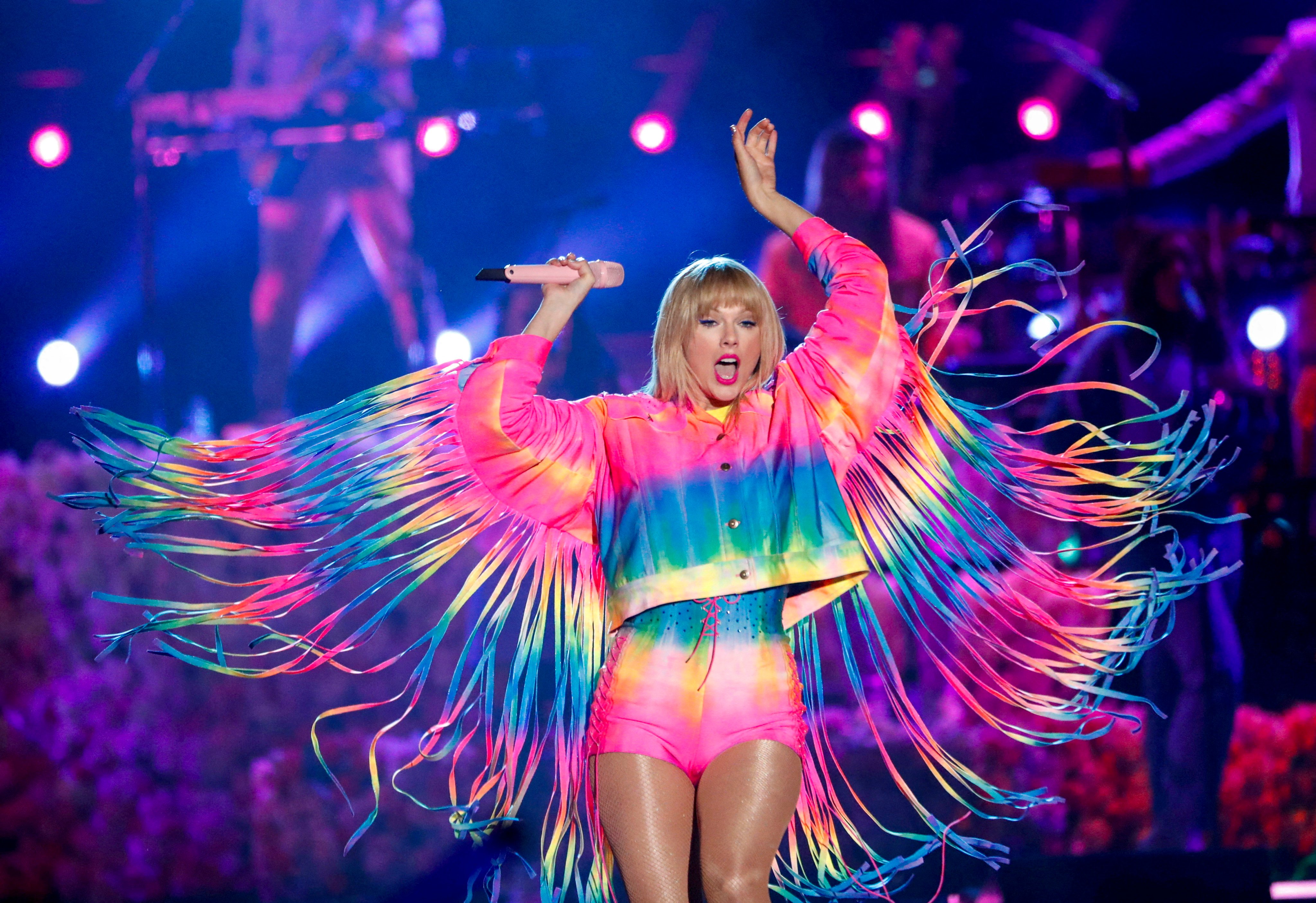 Taylor Swift performs at the iHeartRadio Wango Tango concert in California, in the United States, in 2019. Touring musical superstars such as Swift are aiding the growth of music tourism. Photo: Reuters