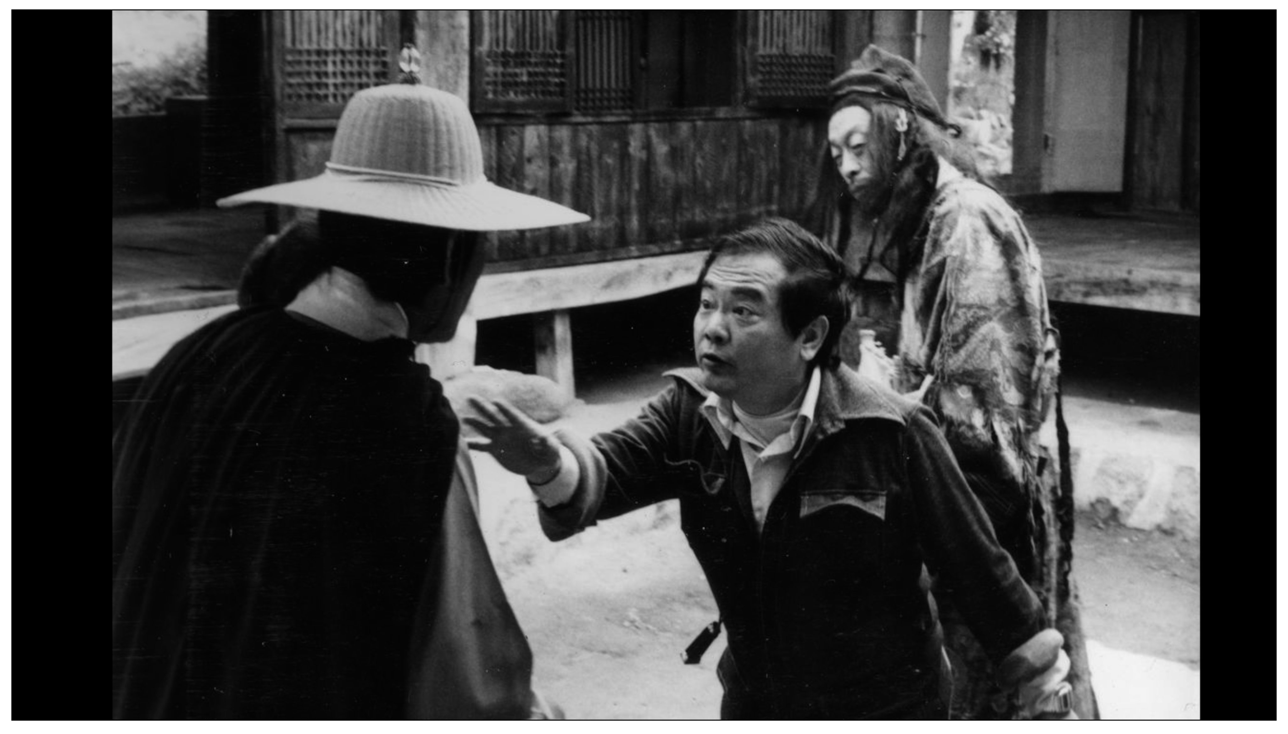 King Hu (centre) on a film set, in a still from “The King of Wuxia Part 2: The Heartbroken Man on the Horizon” (category IIA, Mandarin), directed by Lin Jing-jie.