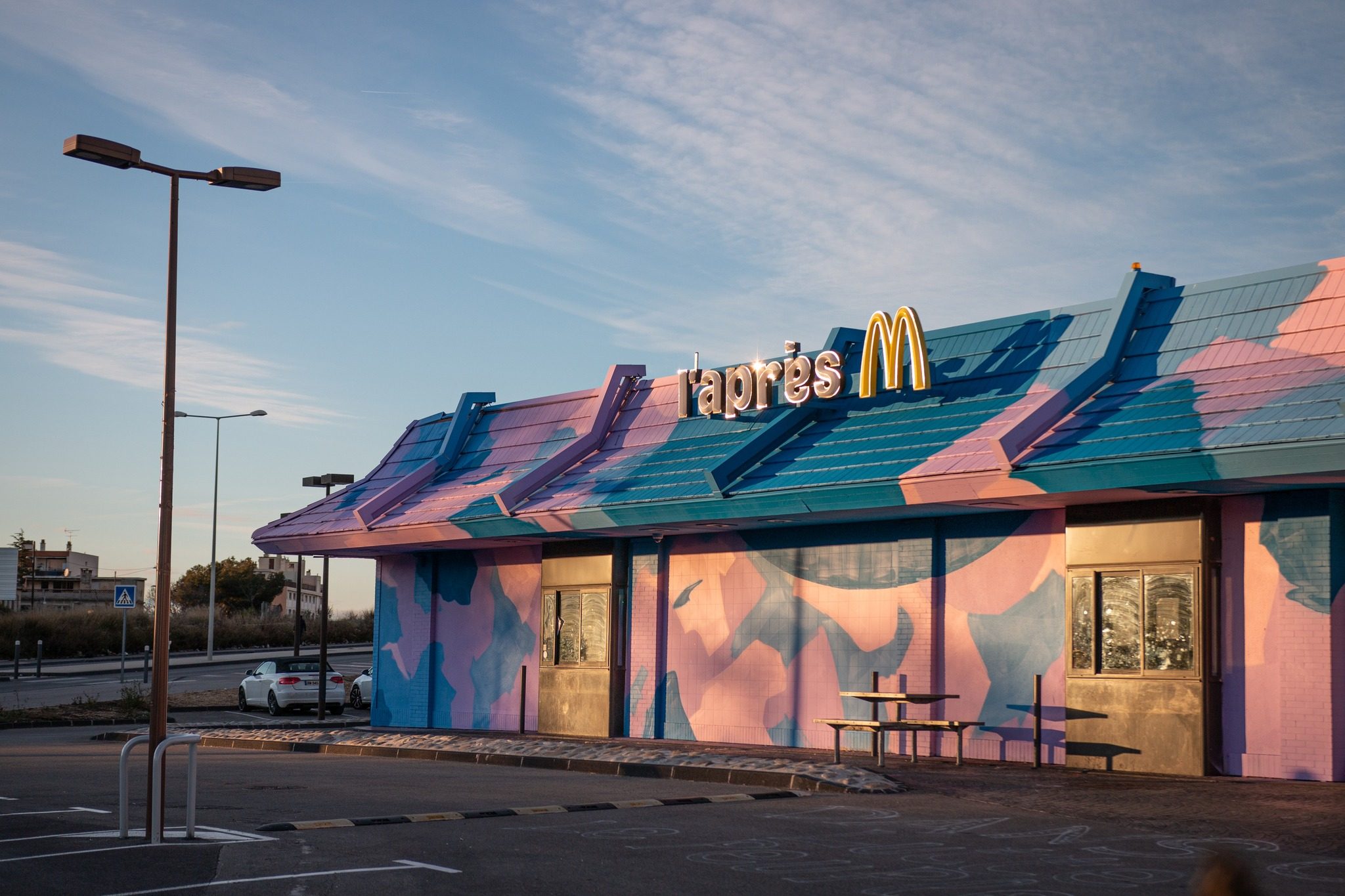 Marseille has an exciting food scene, from a fine-dining restaurant inside a tough prison giving inmates a chance at rehabilitation, to a converted McDonald’s drive-through (above) selling high-end burgers. Photo: Facebook / @LApresM
