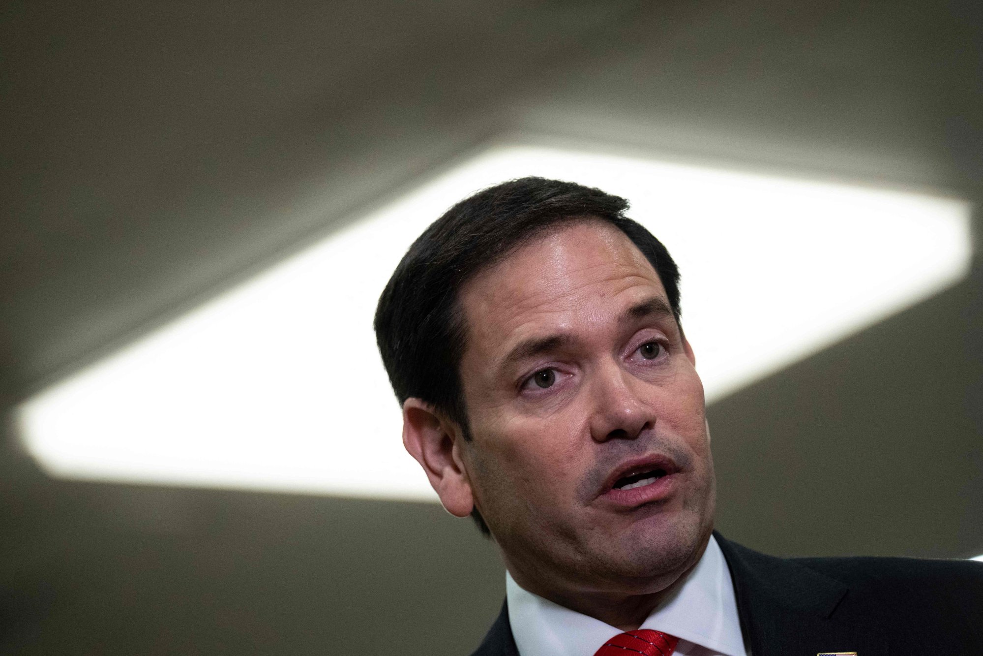 US Senator Marco Rubio, Republican of Florida, criticised Biden’s limited-restrictions proposal as insufficient and “almost laughable”. Photo: Getty Images via AFP