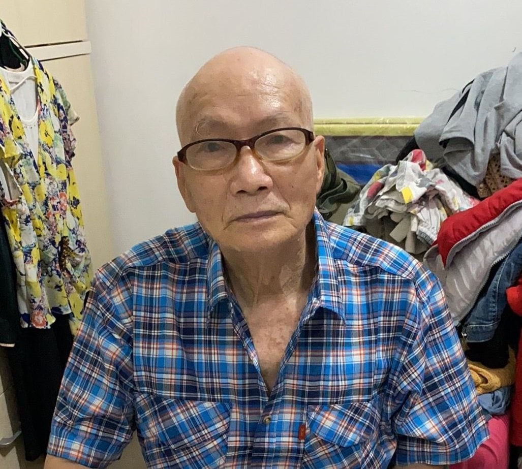 Police found missing Lau Choi-hing, 73, trapped on a hillside in Tseung Kwan O. Photo: Handout
