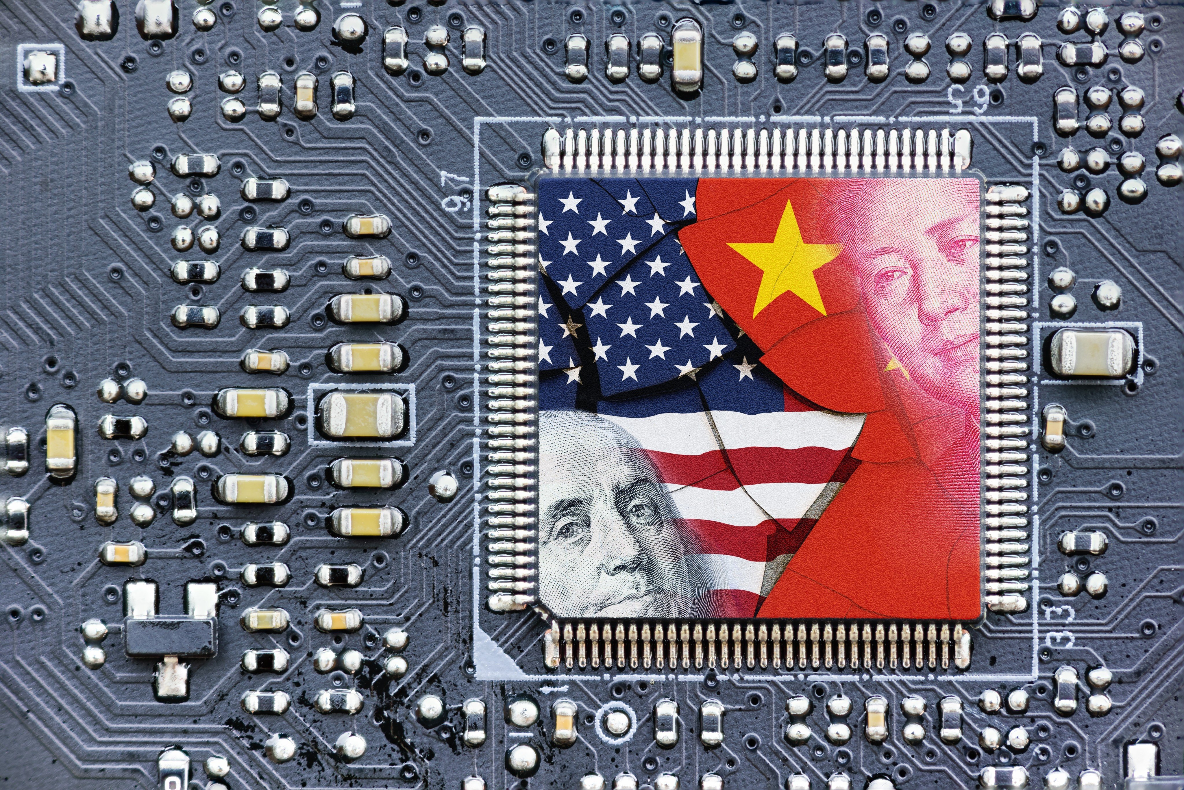 A new US executive order restricts American investment in Chinese semiconductor, quantum computing and artificial intelligence systems companies. Photo: Shutterstock Images