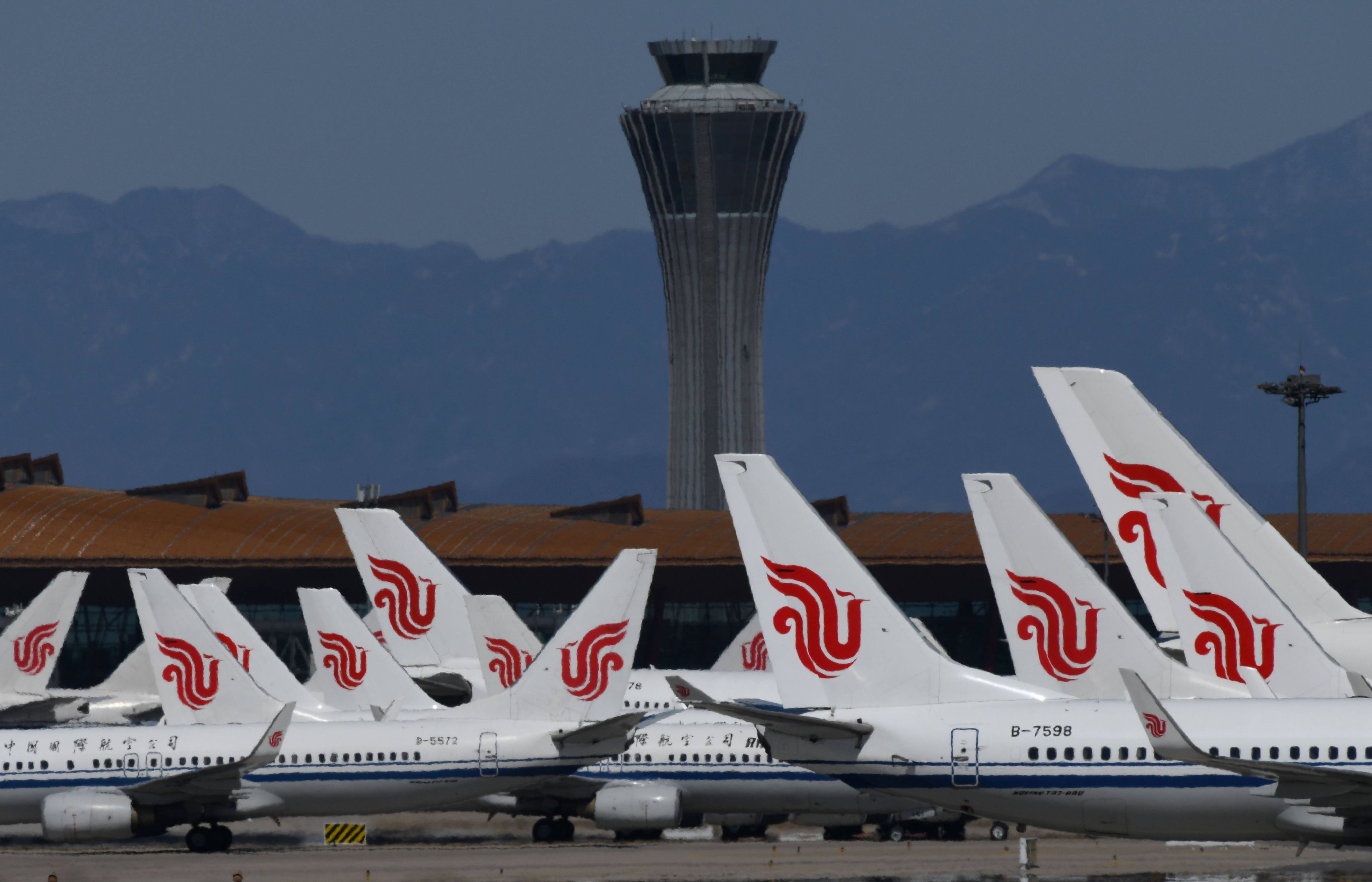 Air China is seeking permission to add a new weekly flight between Beijing and Los Angeles. Photo: AFP