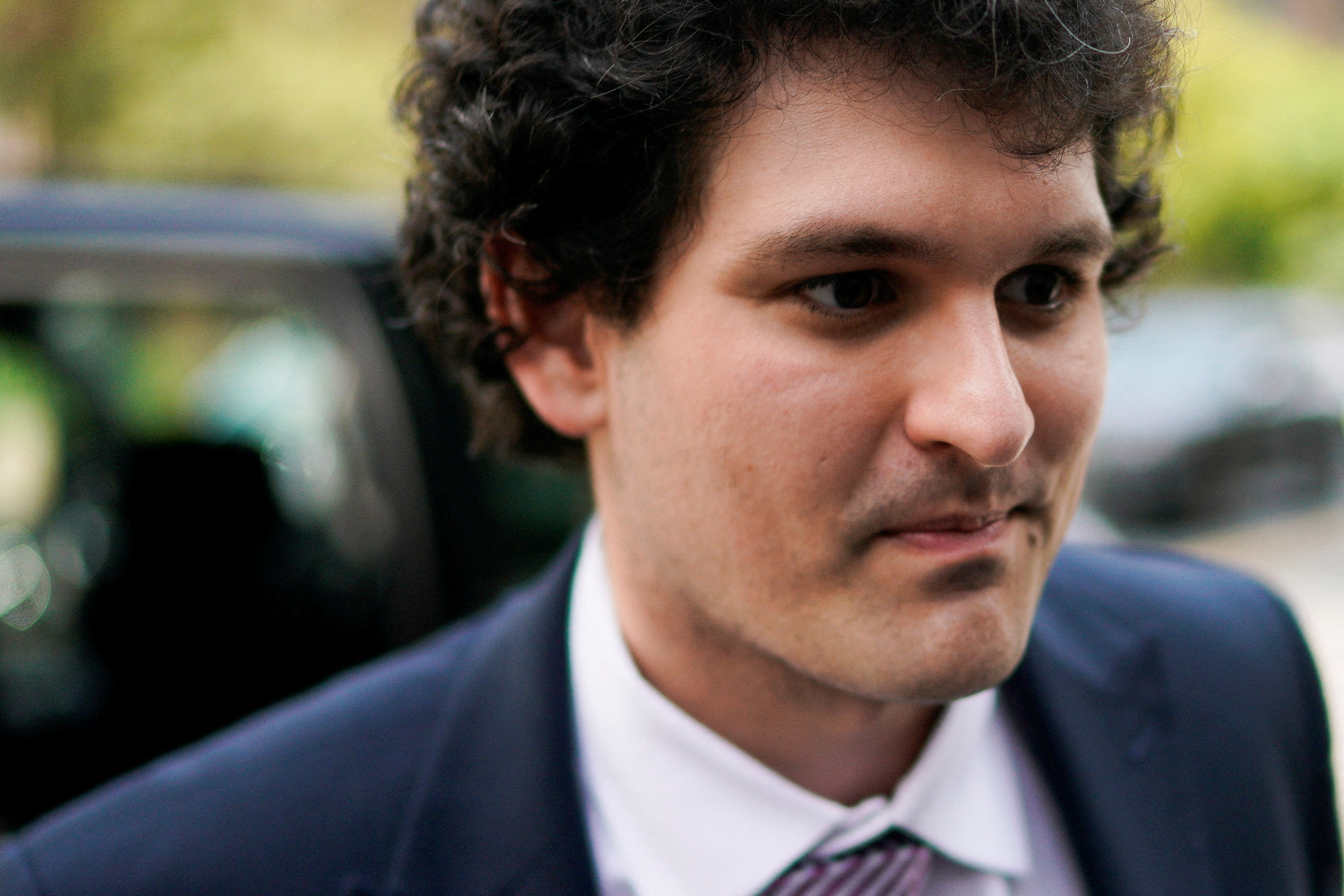 Sam Bankman-Fried, the founder of bankrupt cryptocurrency exchange FTX, arrives at court in New York on Friday. Photo: Reuters