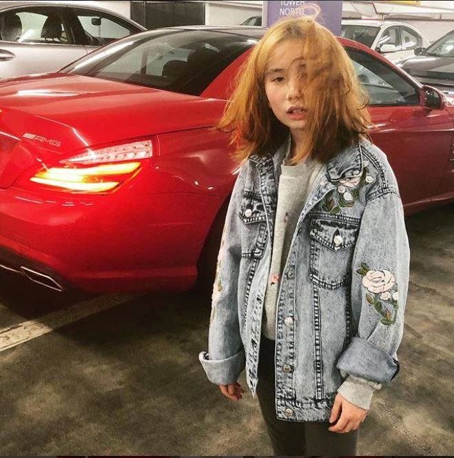 Lil Tay in a photo from her Instagram account. Photo: Instagram / Lil Tay