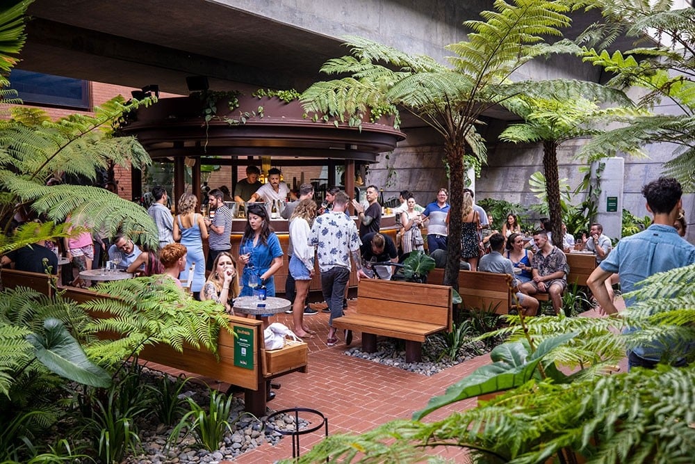 Southside restaurant is one of Brisbane’s hidden gems, tucked away beneath an overpass off Fish Lane. Photo: Must Do Brisbane