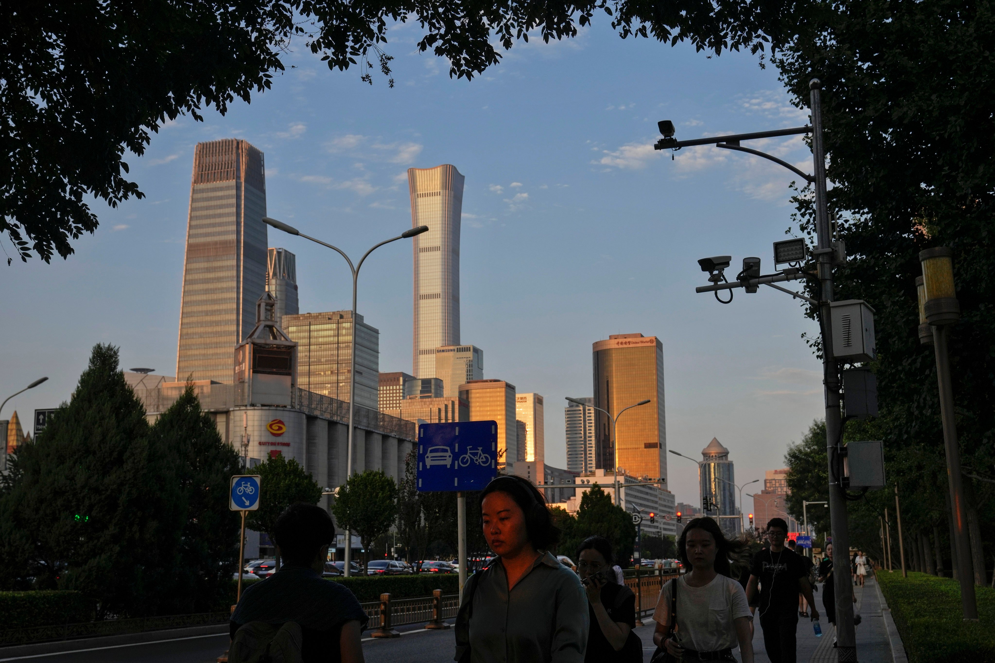 Beijing’s central business district. The city offers visitors a stark contrast between historic neighbourhoods and its urban business district, IWG says. Photo: AP