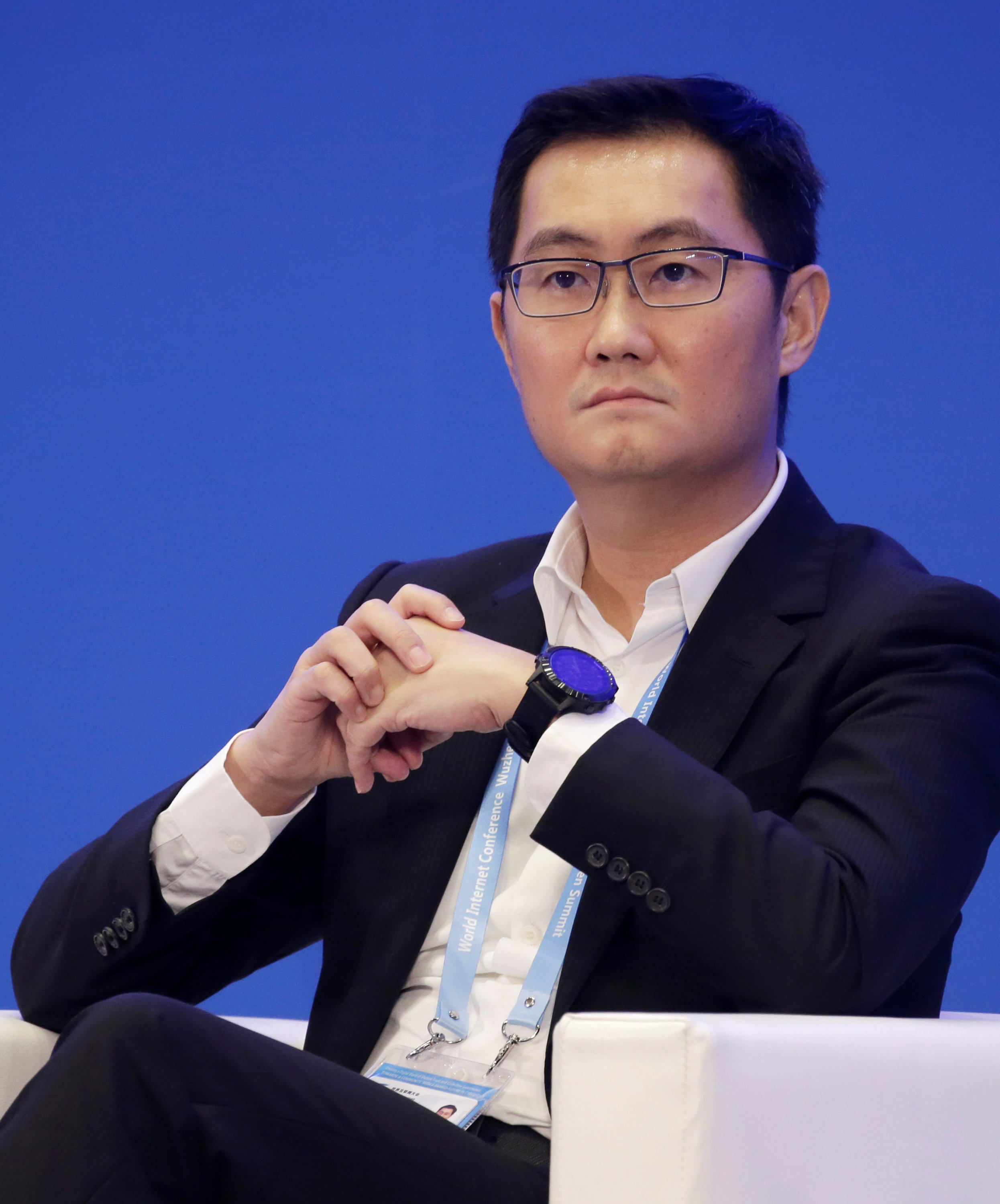 Tencent Holdings CEO Pony Ma wants to develop AI tech that promotes human well-being. Photo: Reuters  