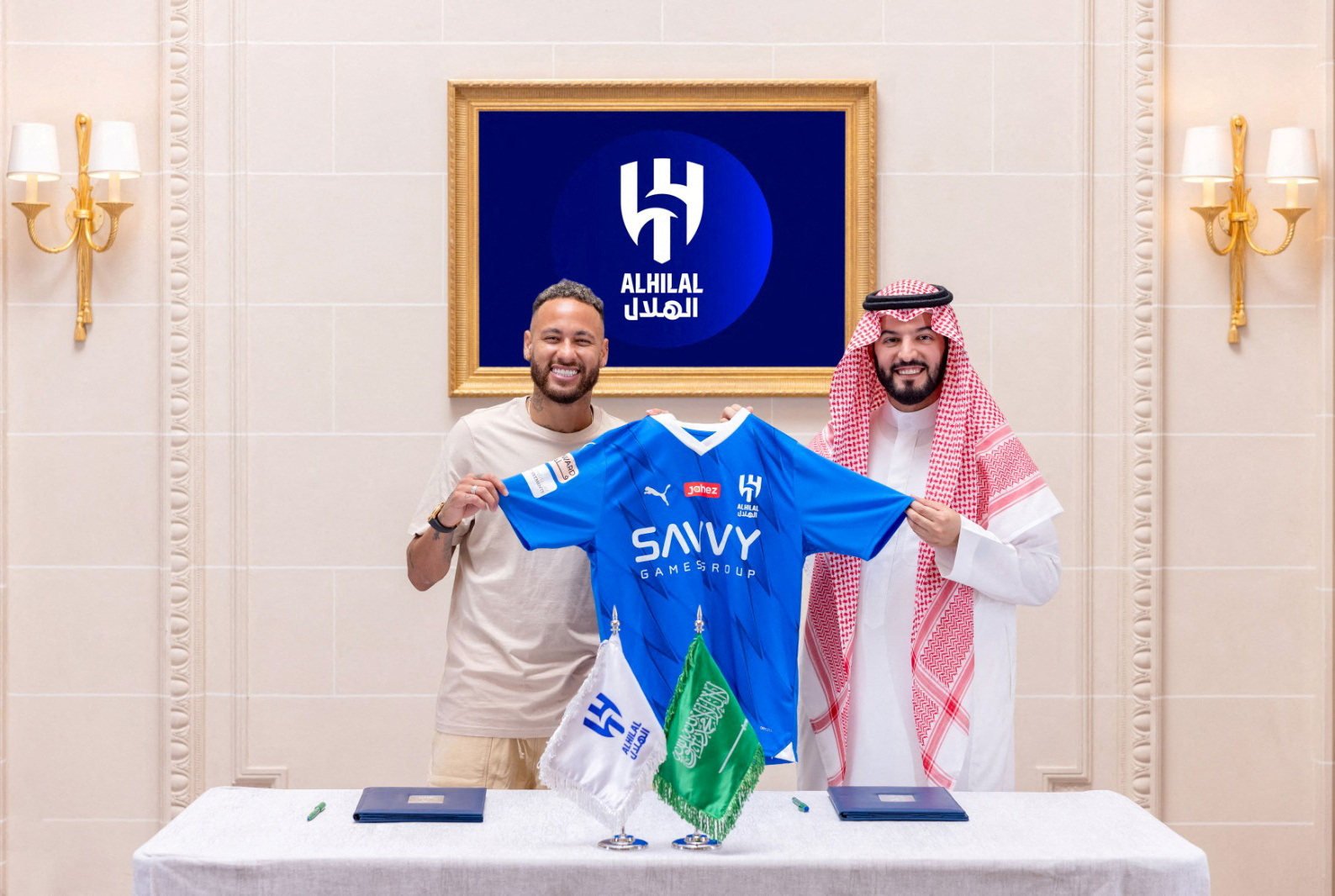 Al Hilal’s new signing Neymar says he is ready for a new challenge in Saudi Arabia. Photo: Reuters