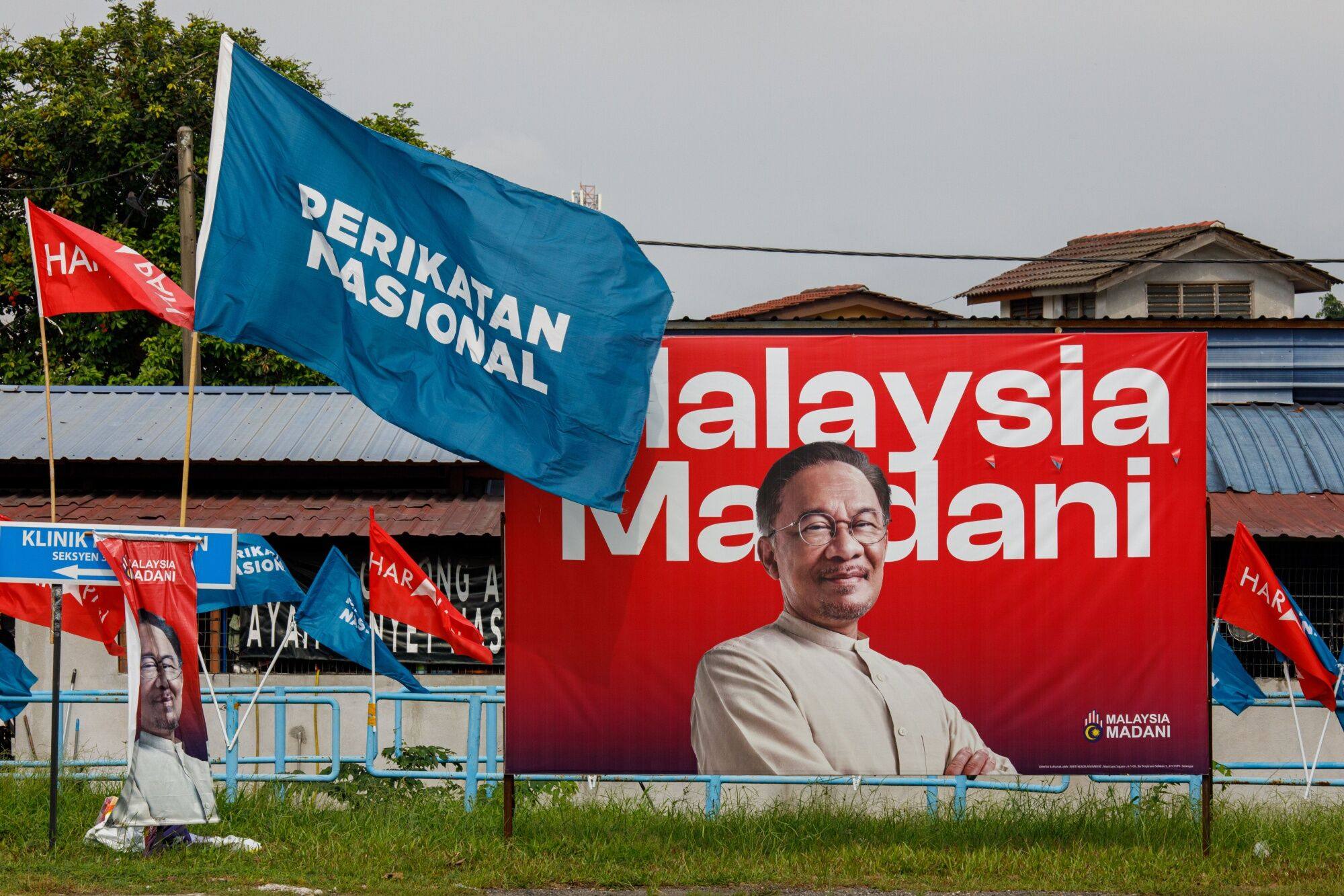 Malaysian Prime Minister Anwar Ibrahim faced a key test of support in provincial polls last weekend. Photo: Bloomberg