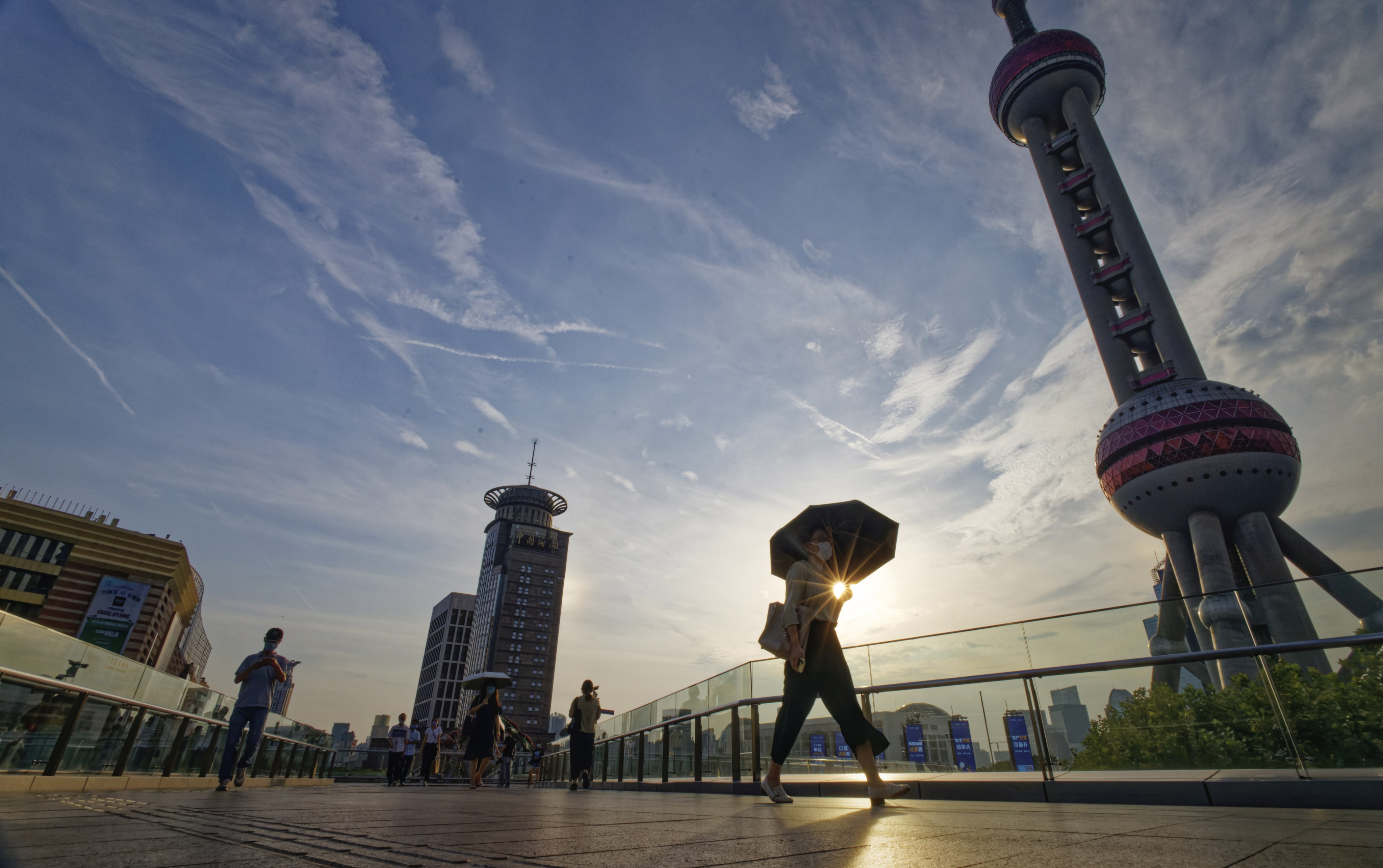 The Lujiazui financial district in Shanghai. A liquidity crisis in the trust industry could have far-reaching consequences for the broader economy, say analysts. Photo: EPA-EFE