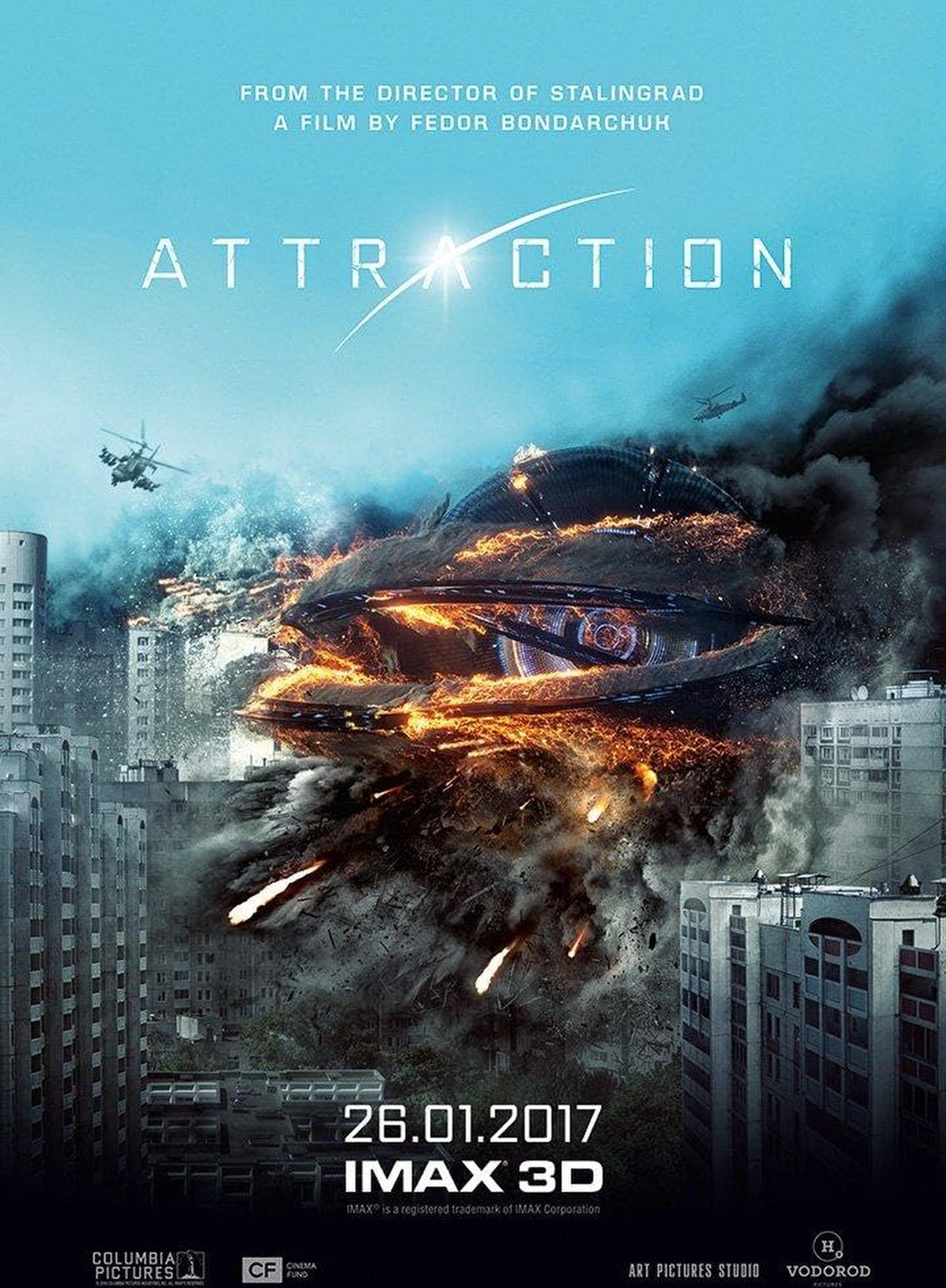 Russia’s 2017 sci-fi hit Attraction drew 80,000 viewers in an online film festival for Chinese audiences. Photo: Weibo