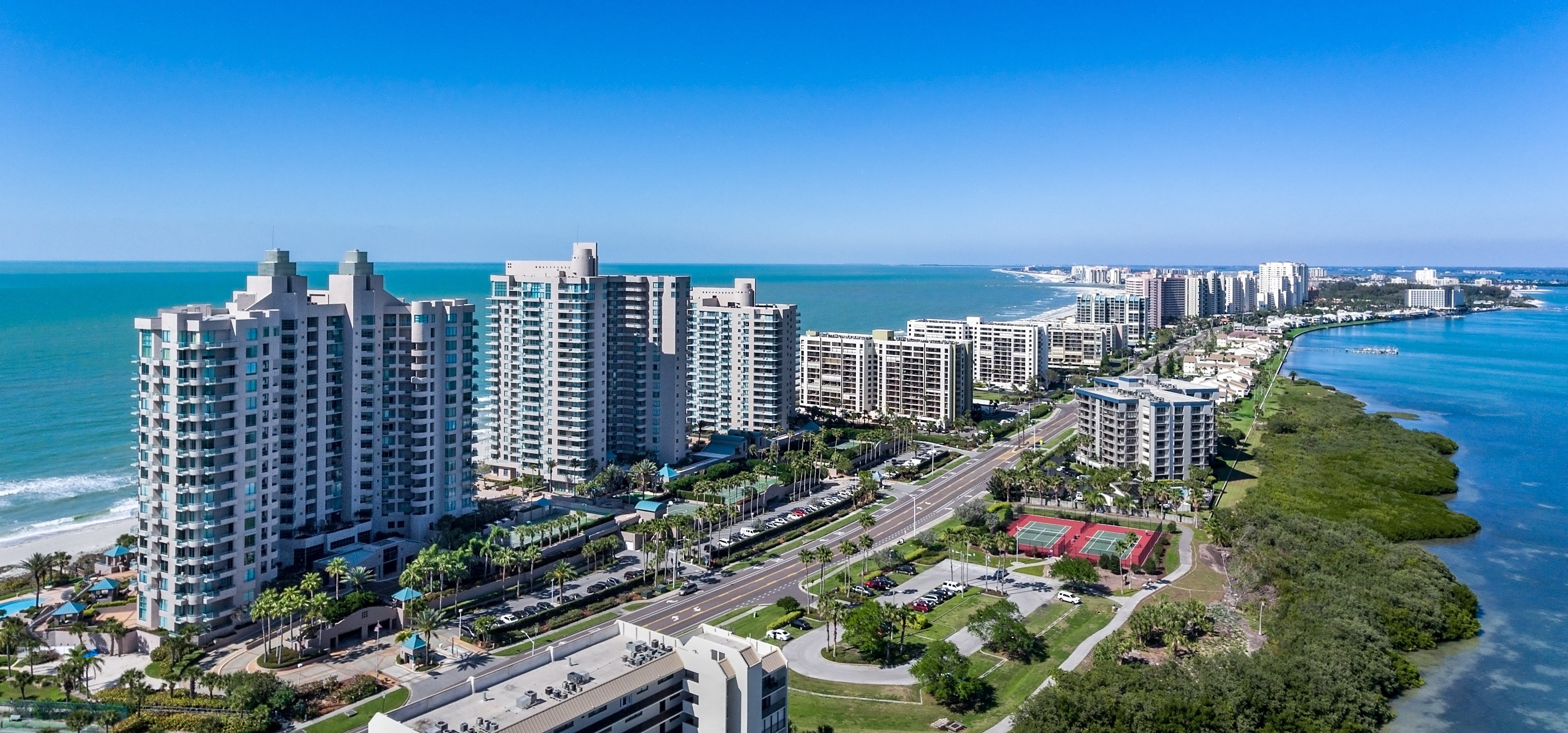 The skyline of Clearwater Beach, Florida. A US judge has denied a request for a preliminary injunction against a new law that sharply restricts the ability of Chinese citizens to buy property in the state. Photo: Shutterstock