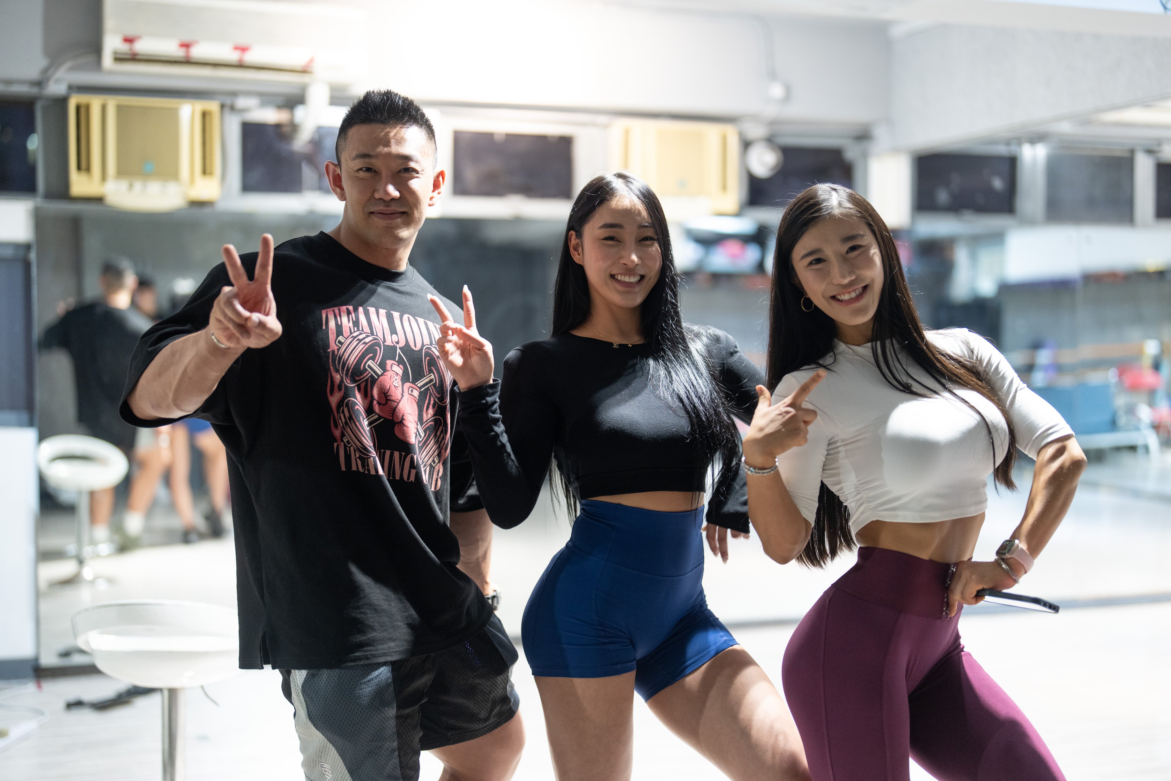 Song Ah-reum was invited by PUMP Personal Training to coach Hong Kong bodybuilders. Photo: Chester Lam