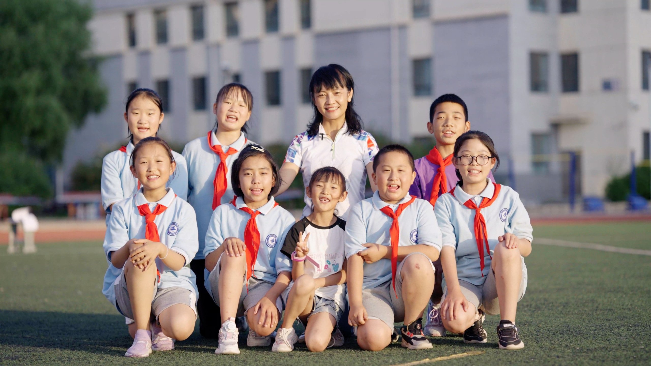 Screenshot of a video by the Jack Ma Foundation showing rural school principals’ contributions to developing education in China’s rural areas.  Photo: Handout