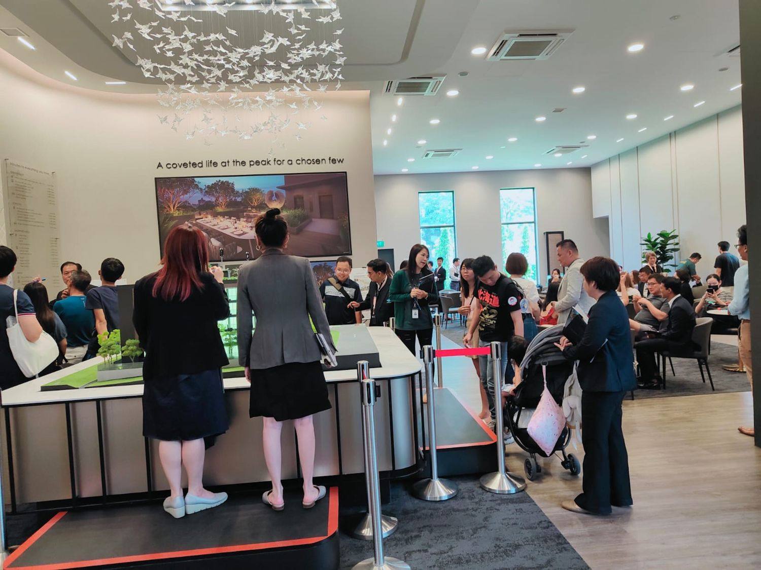 The crowd at Orchard Sophia preview. Photo: EdgeProp Singapore