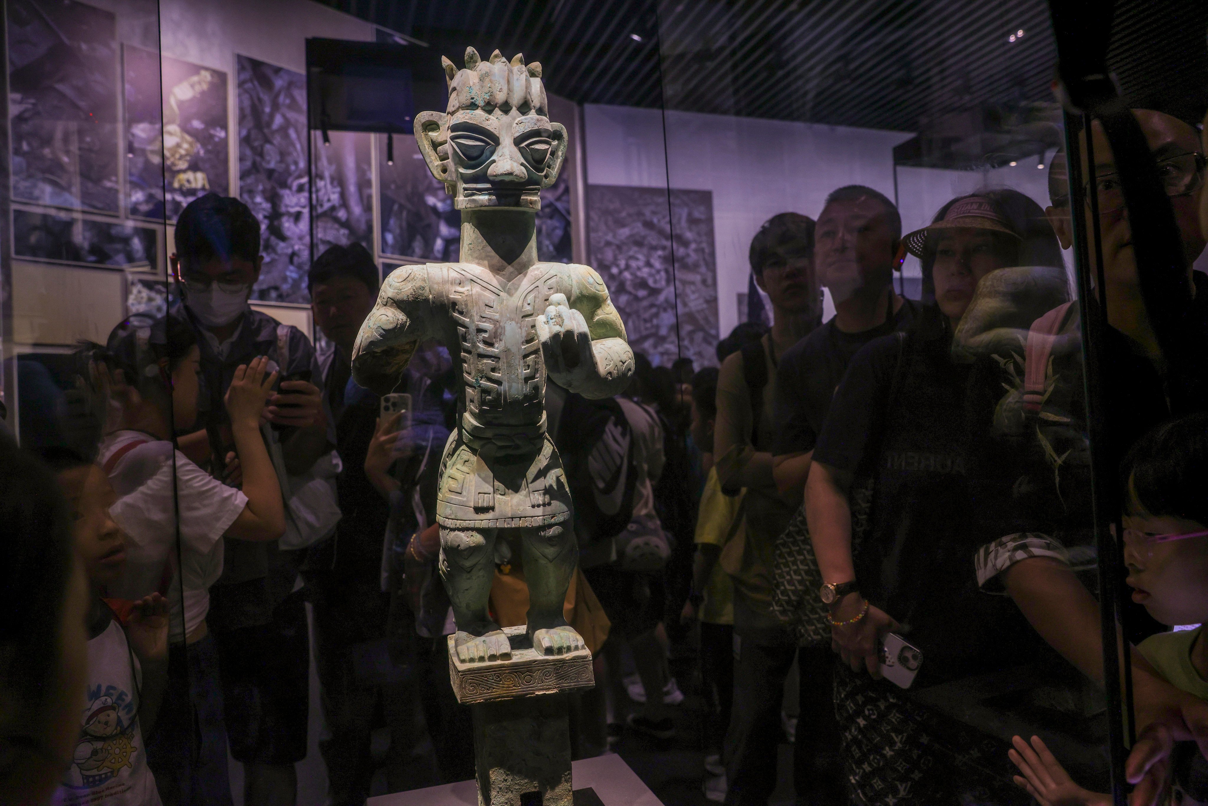 China’s Sanxingdui Museum in Sichuan draws 15,000 visitors daily, reaching full capacity. Photo: May Tse