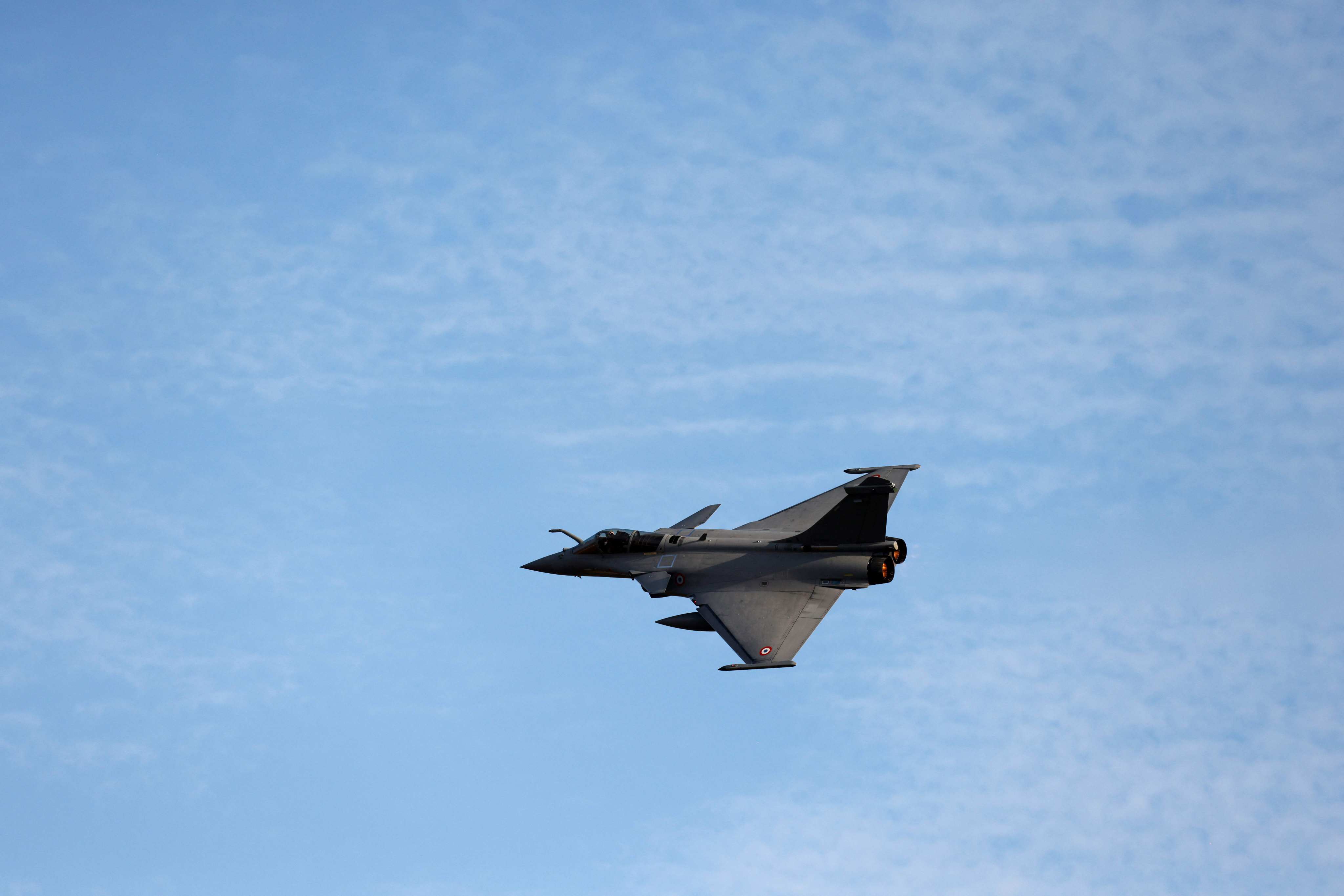 A Dassault Rafale French Air Force fighter. Photo: AFP