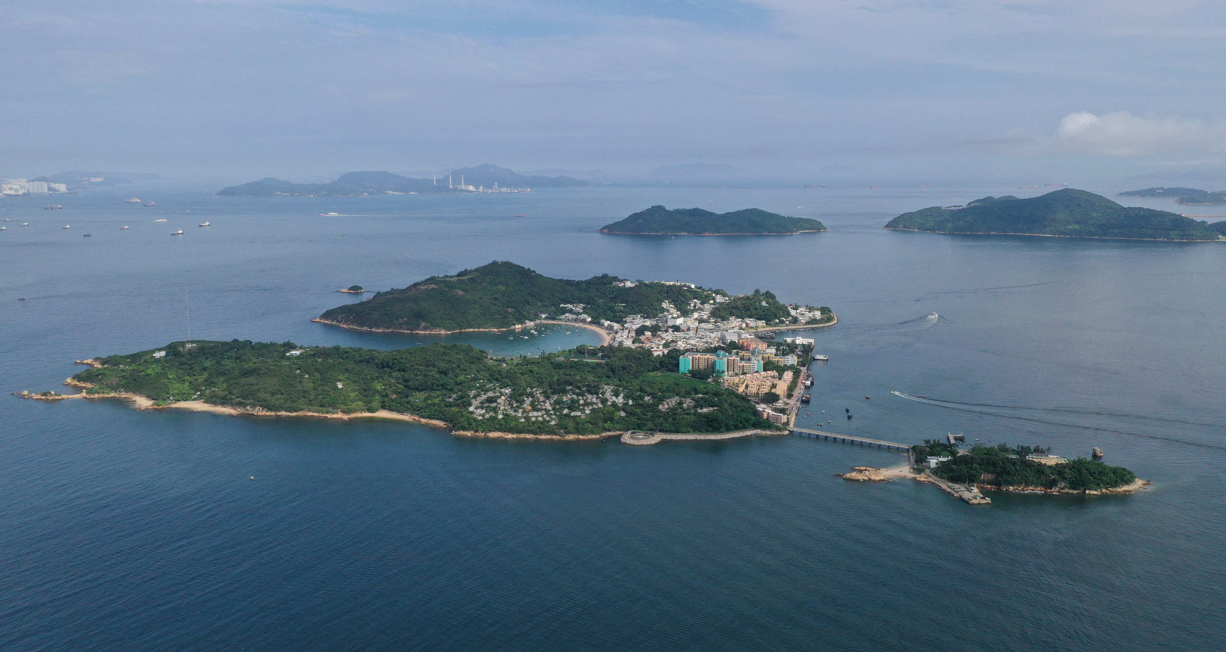 Hong Kong plans to build artificial islands in waters off Lantau. Photo: Martin Chan