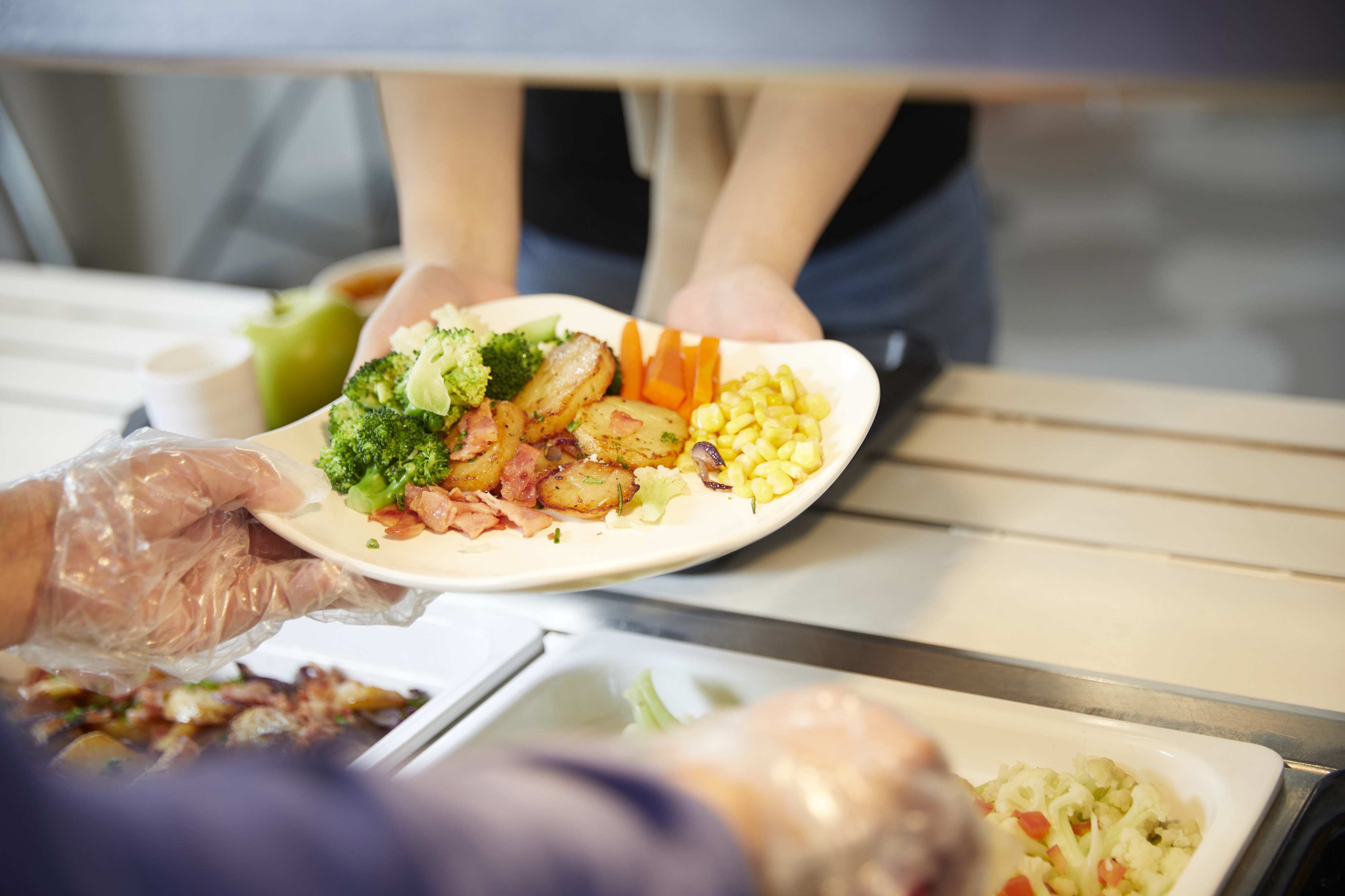 Making school meals sustainable is a challenge in Hong Kong, with the need to import many ingredients. But education may help students make more responsible food choices. Photo: Sodexo